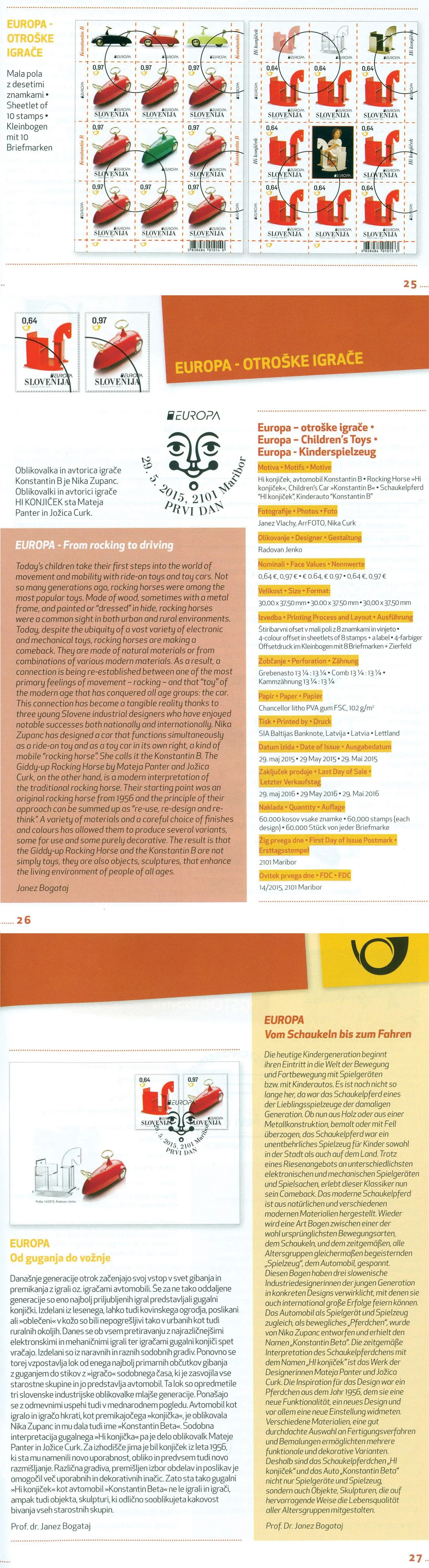 Bilten Pošta Slovenije / maj 2015