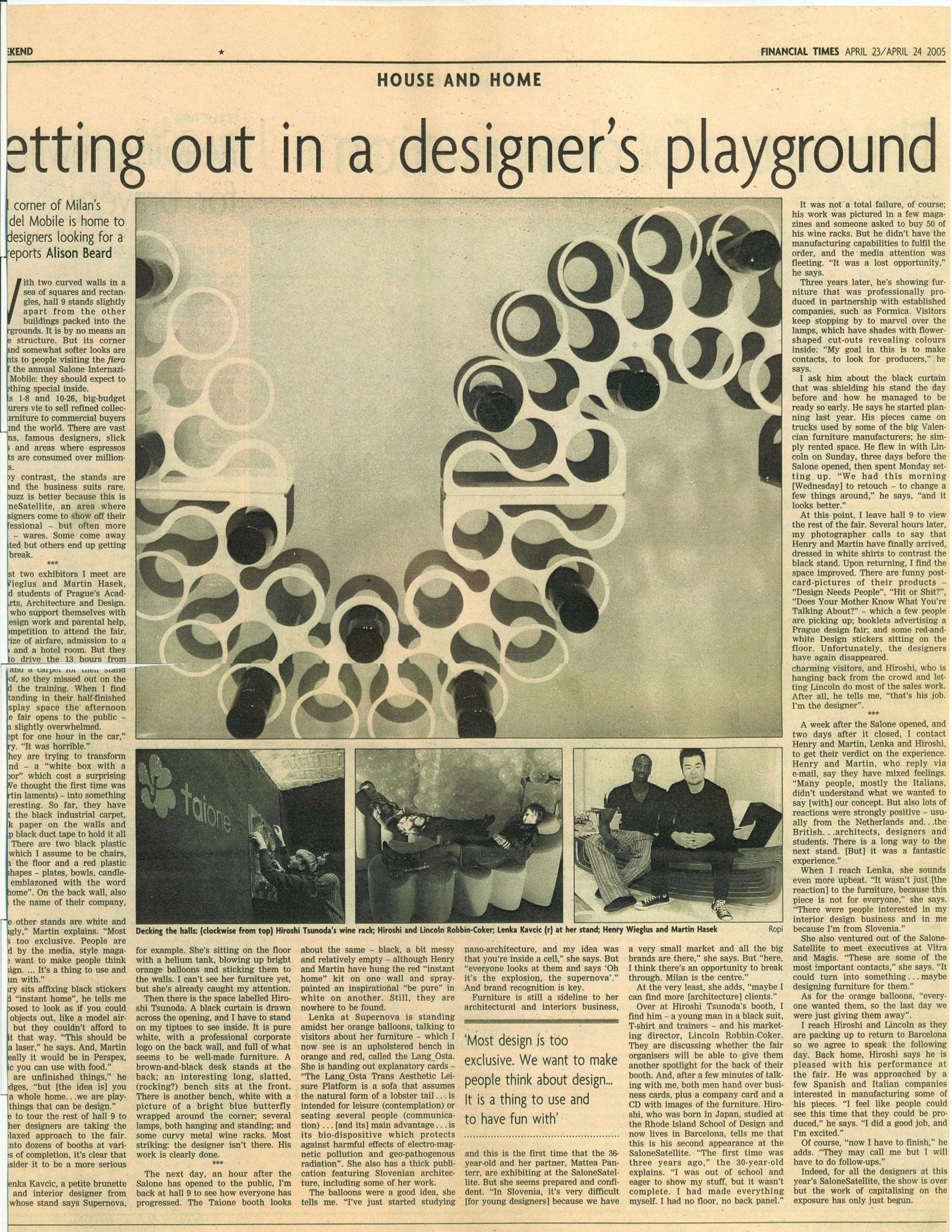 Financial Times / 23. april 2005