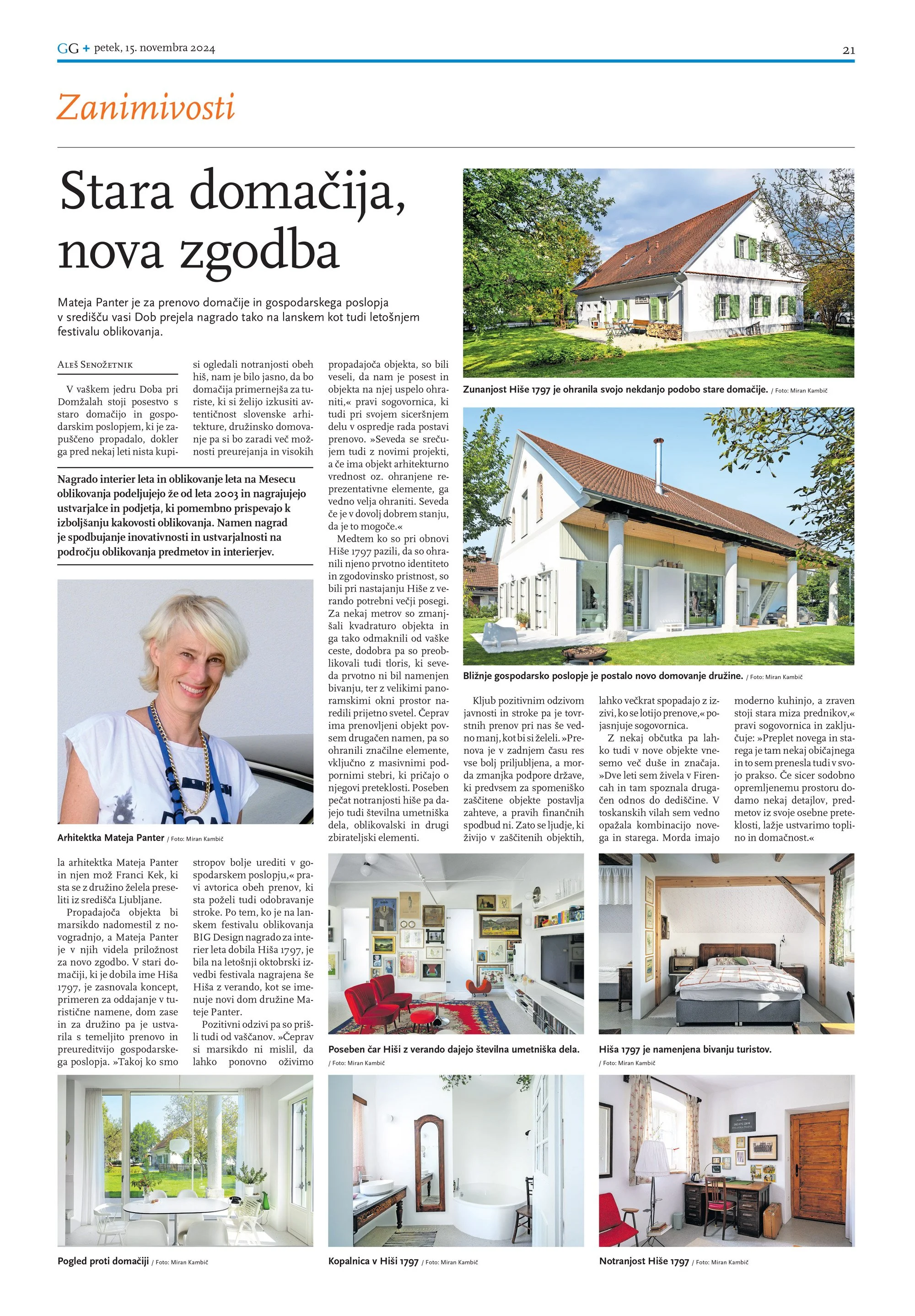 Gorenjski glas / 15. november 2024