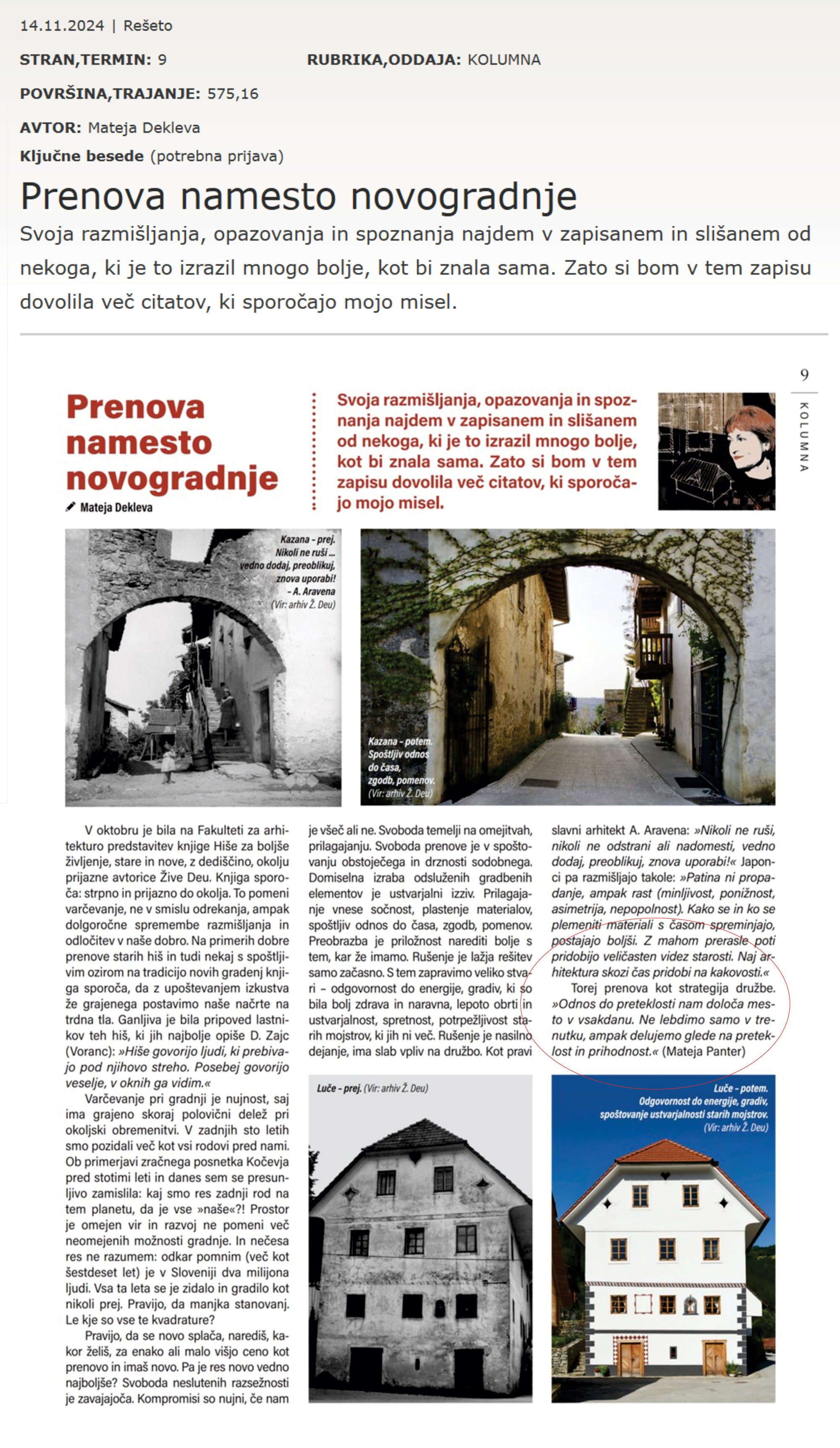 Reseto / 14. november 2024