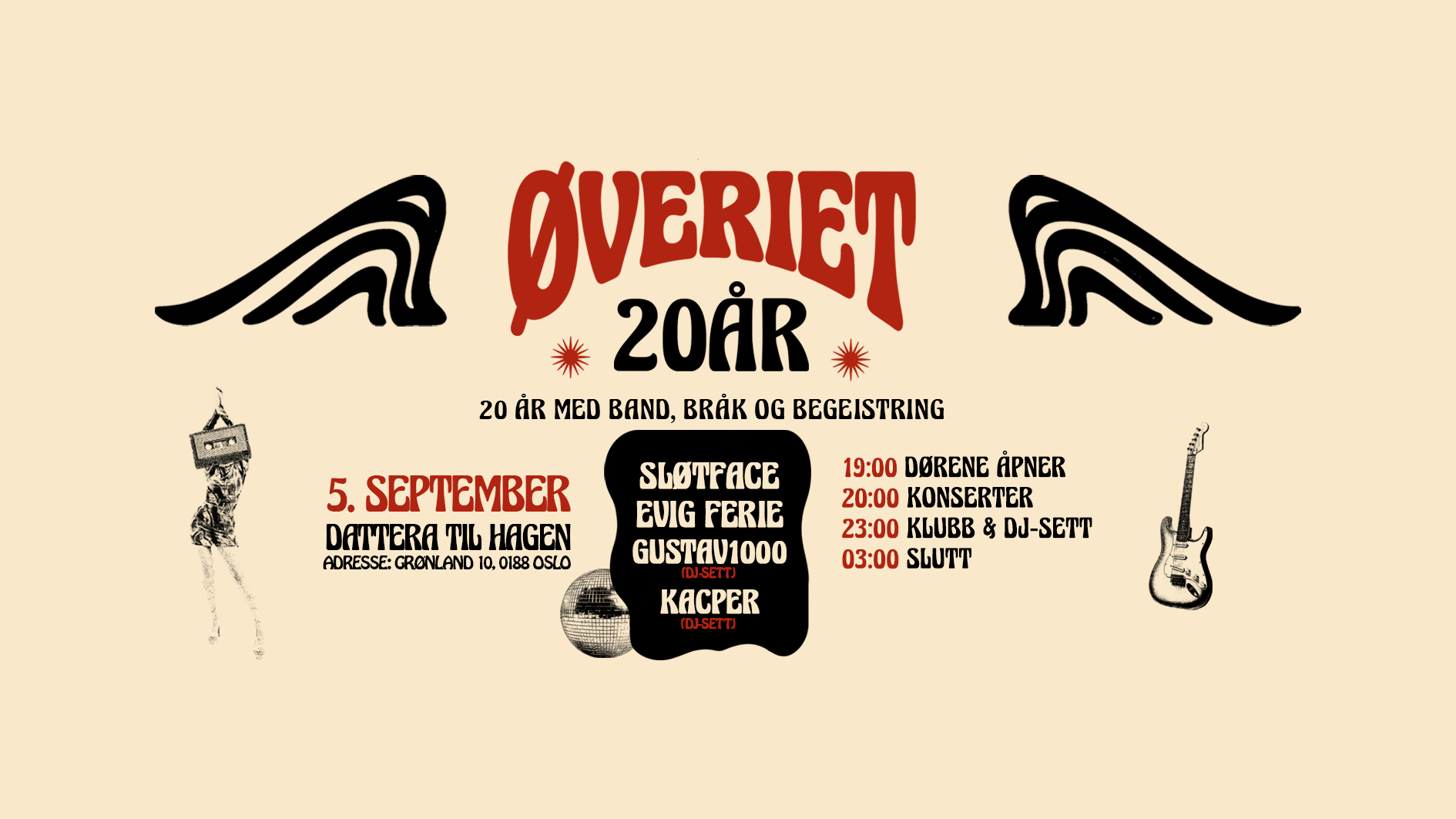 Øveriet fyller 20 år og det skal feires!