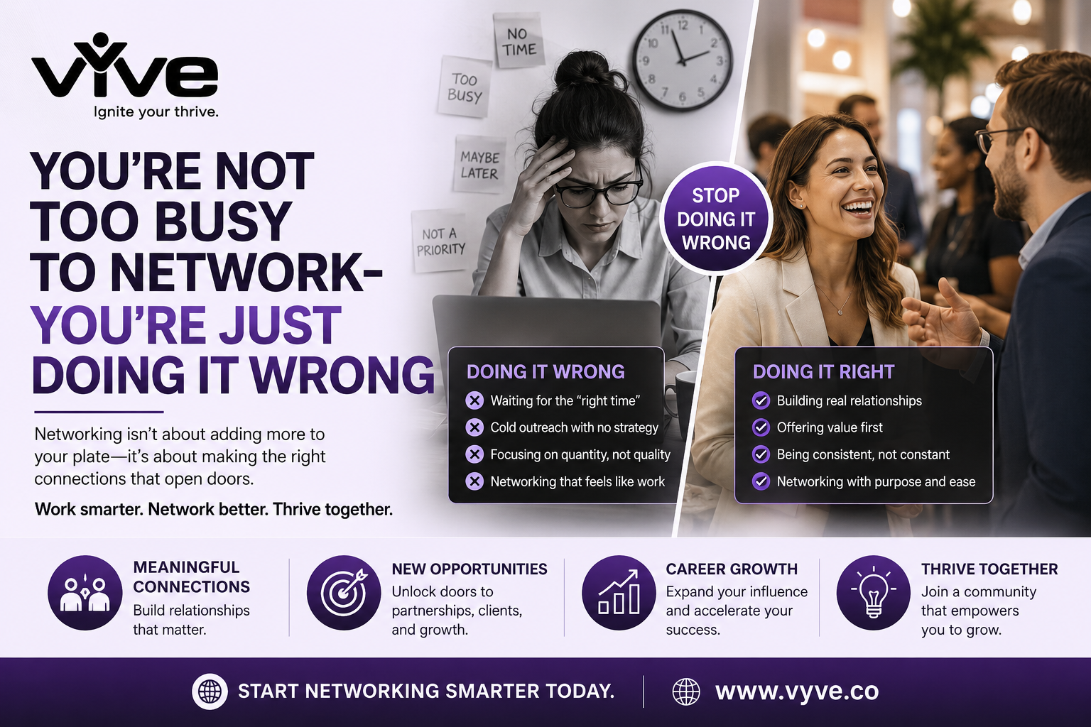 You're Not Too Busy to Network - You're Just Doing It Wrong