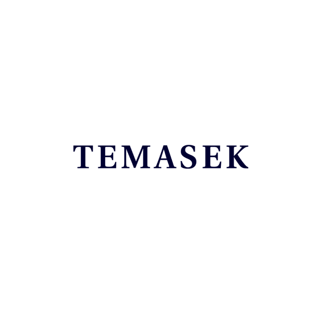 Black Itikaf with the text 'TEMASEK' in dark blue centered on the image.