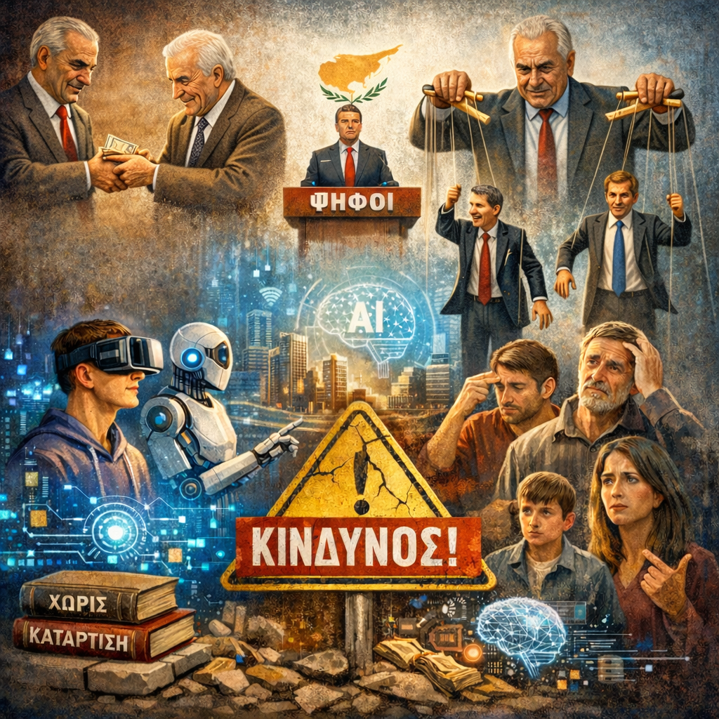 AI εποχή, κομματικά παιχνίδια και αξιοκρατία: οι πραγματικοί κίνδυνοι.