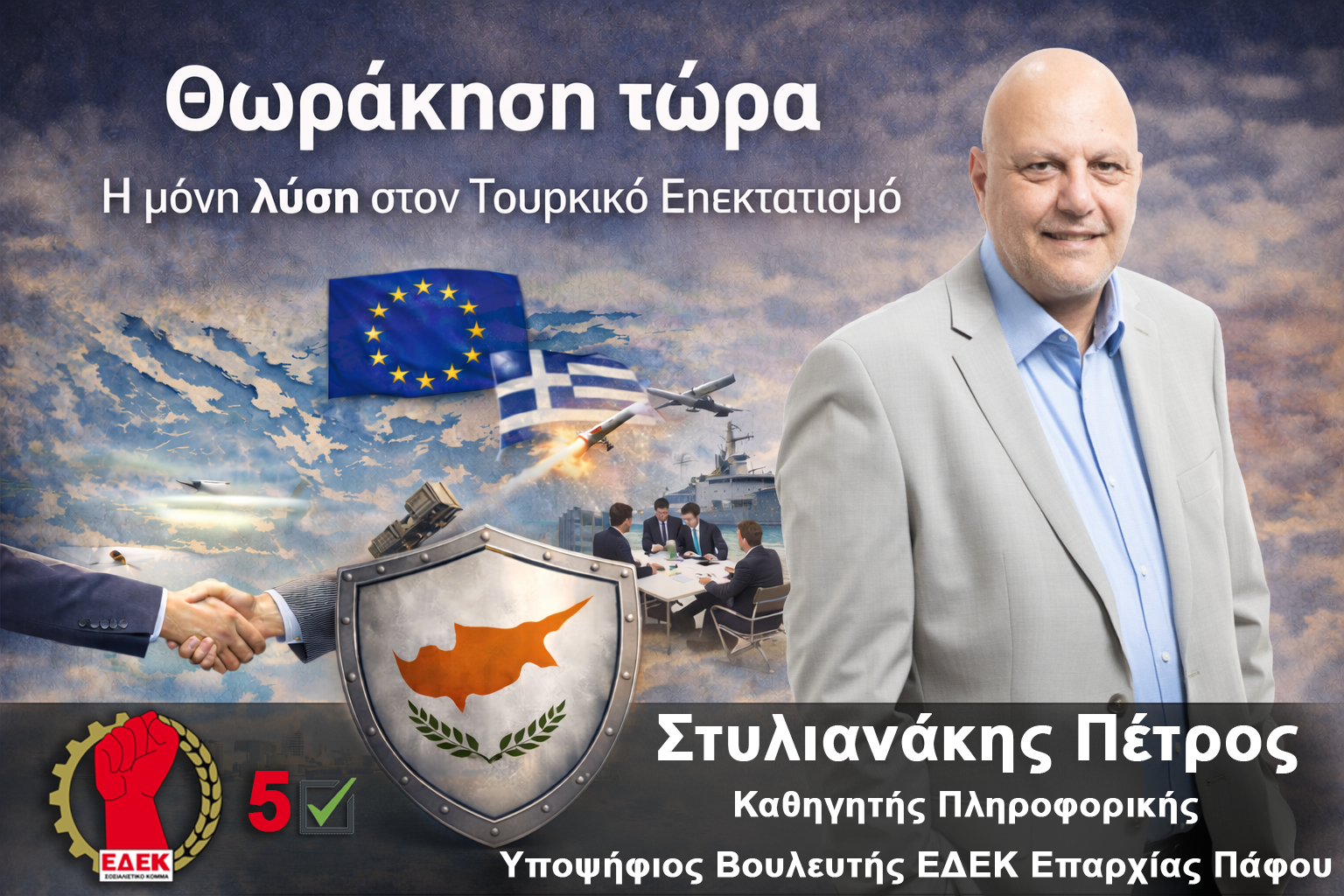 Θωράκιση της Κύπρου σε δύο πυλώνες.