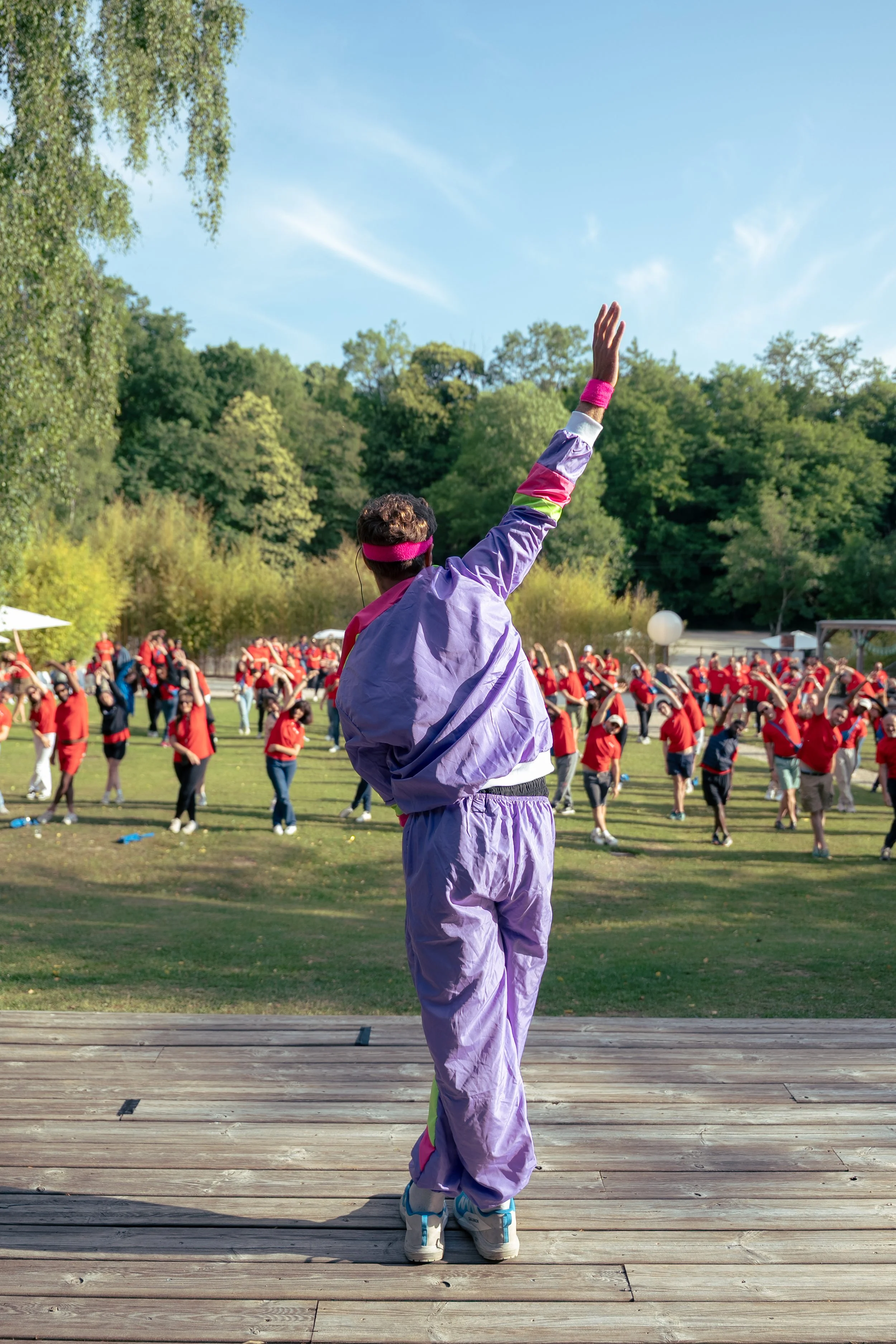 Festival d'entreprise - Réveil tonique en groupe