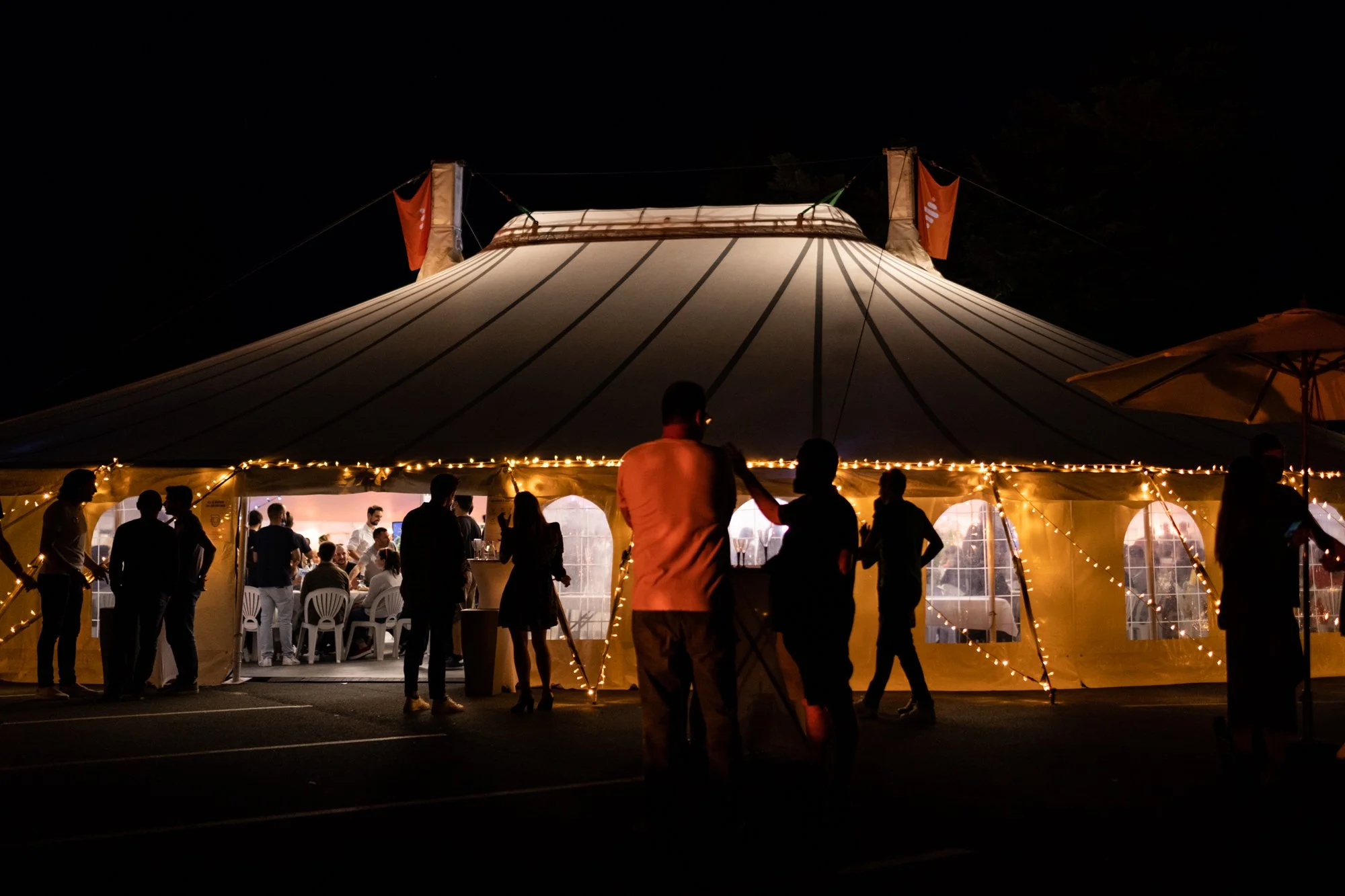 Festival d'entreprise 2021 - Montage d'un chapiteau de cirque