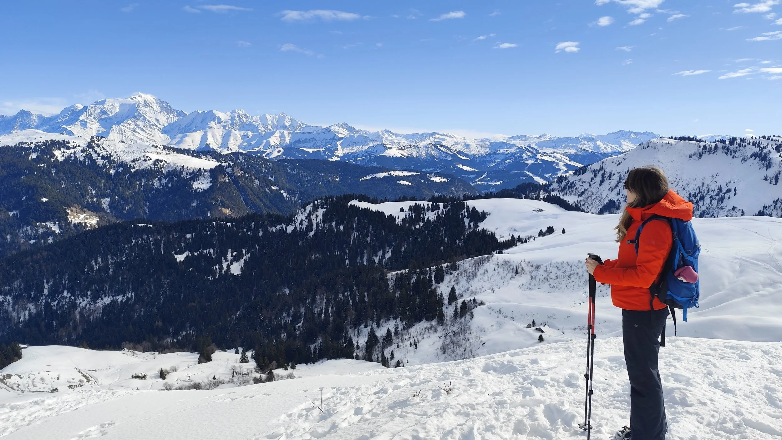 Crête des Aravis en hiver - 74