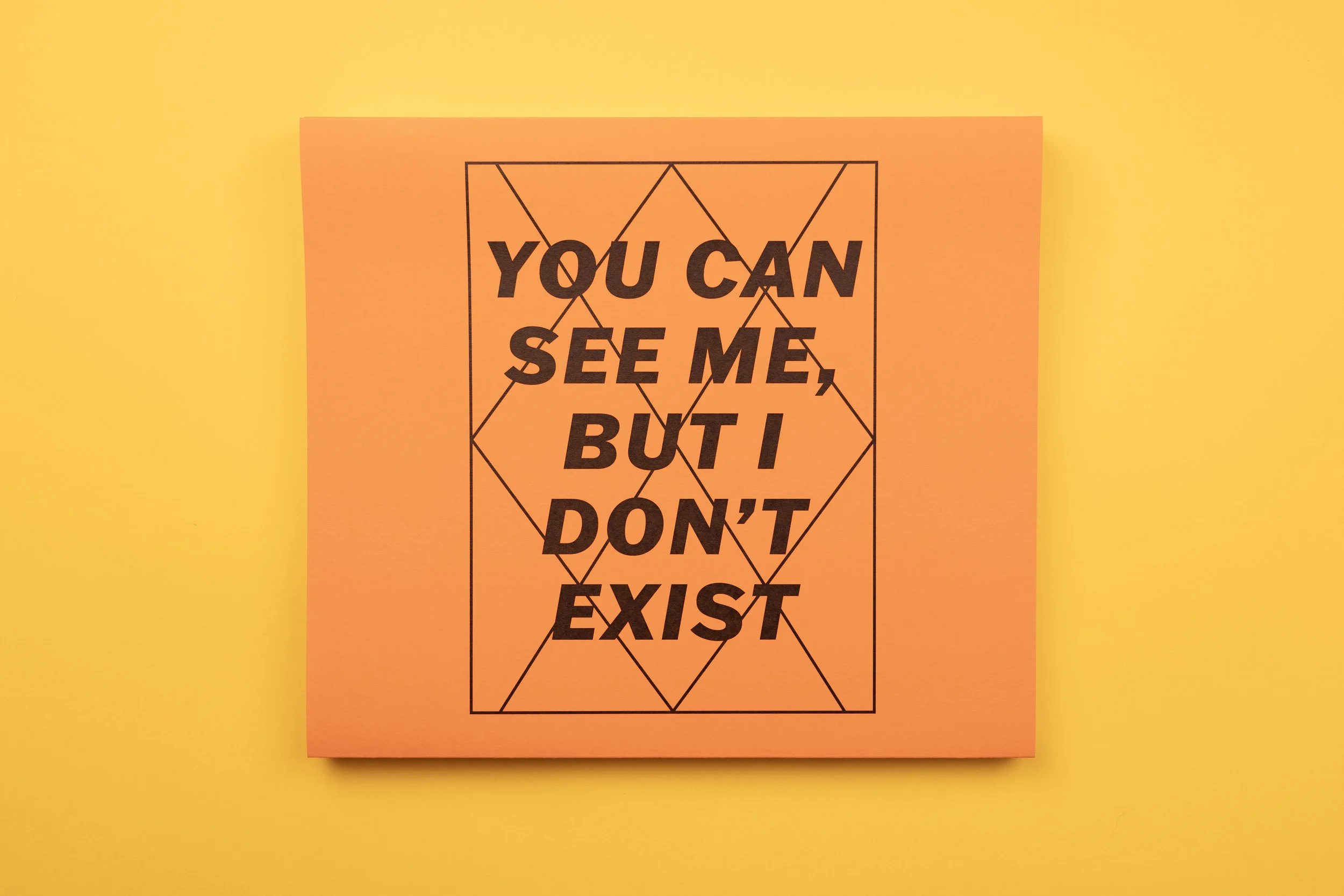 You can see me but I don't exist
