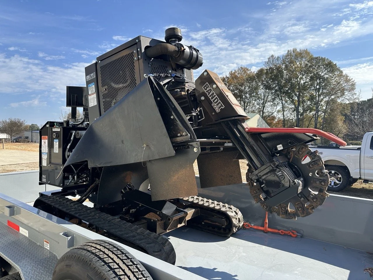 Our professional robotic stump grinder in Athens, GA