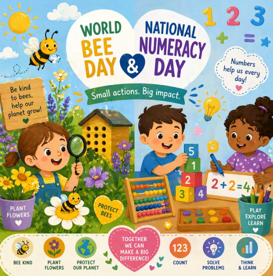 World Bee Day / National Numeracy Day