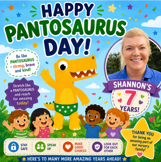 Pantosaurus Day / Shannon’s 7 Years