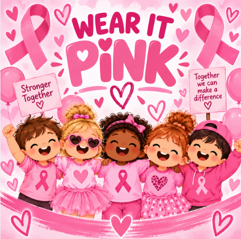 Wear It Pink 🎀 Breast Cancer Awareness
