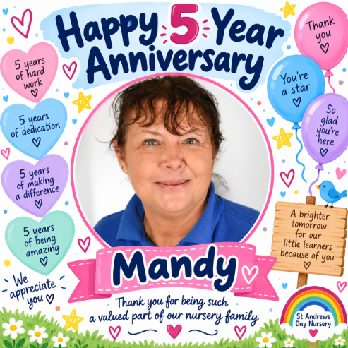 Mandy’s 5-Year Anniversary 🎉💐