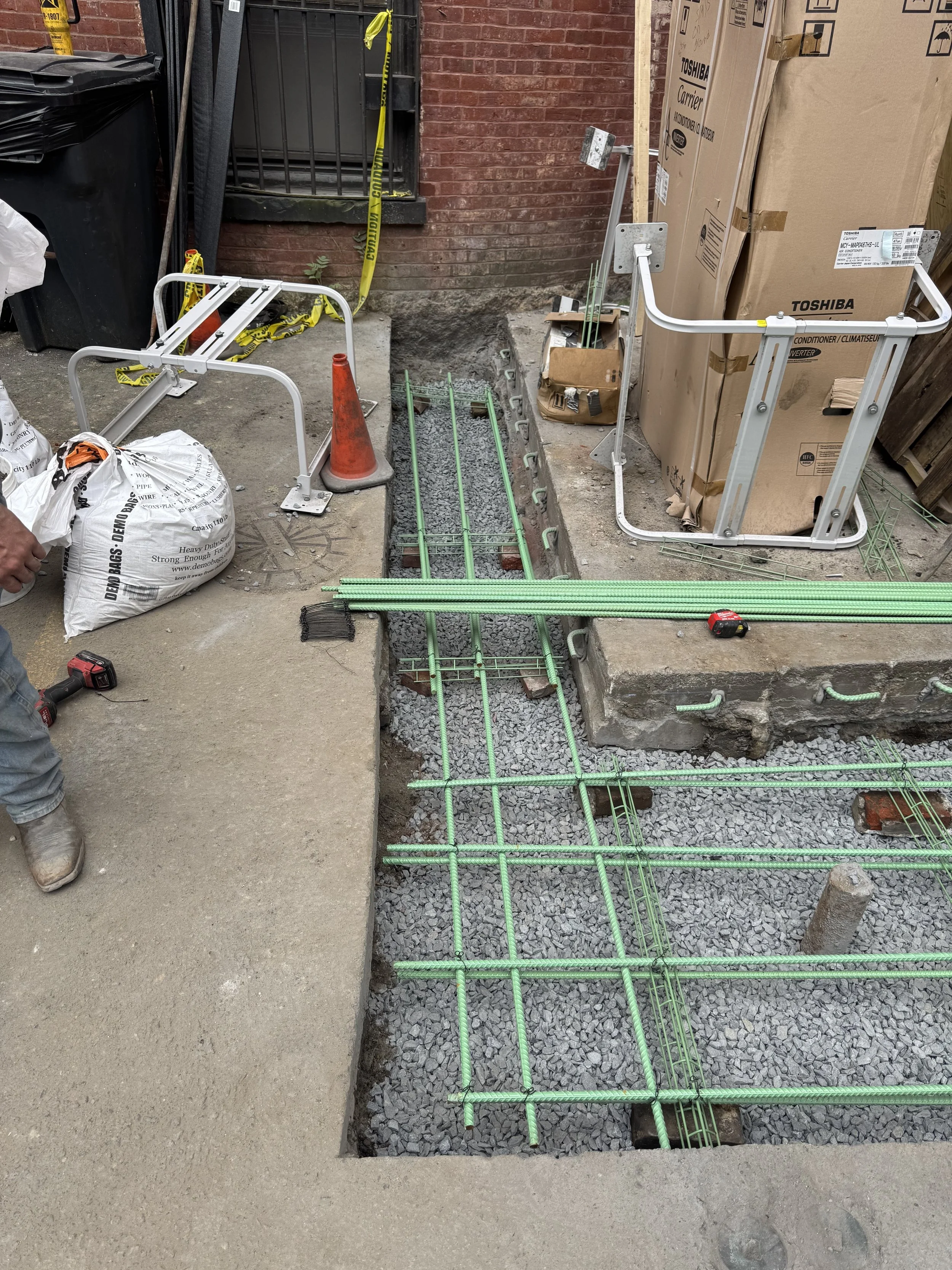 In-progress Mechanical Installation