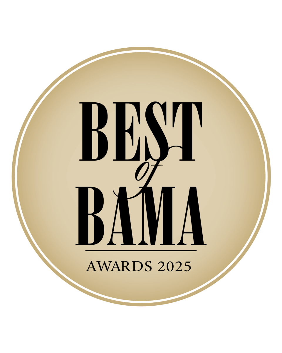 Gold circular award with black text that says "Best of BAMA Awards 2025."
