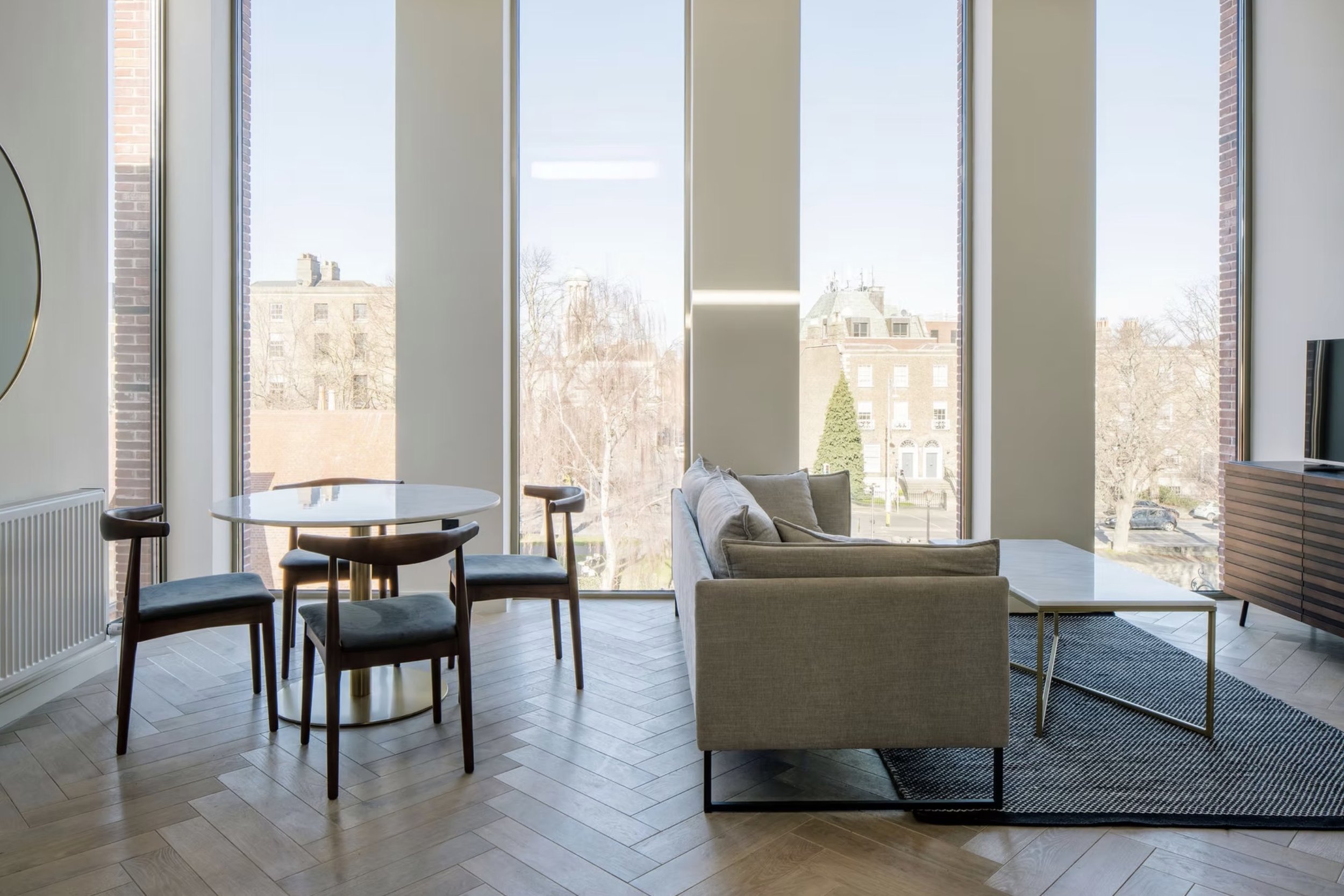 living room at 53 percy place
