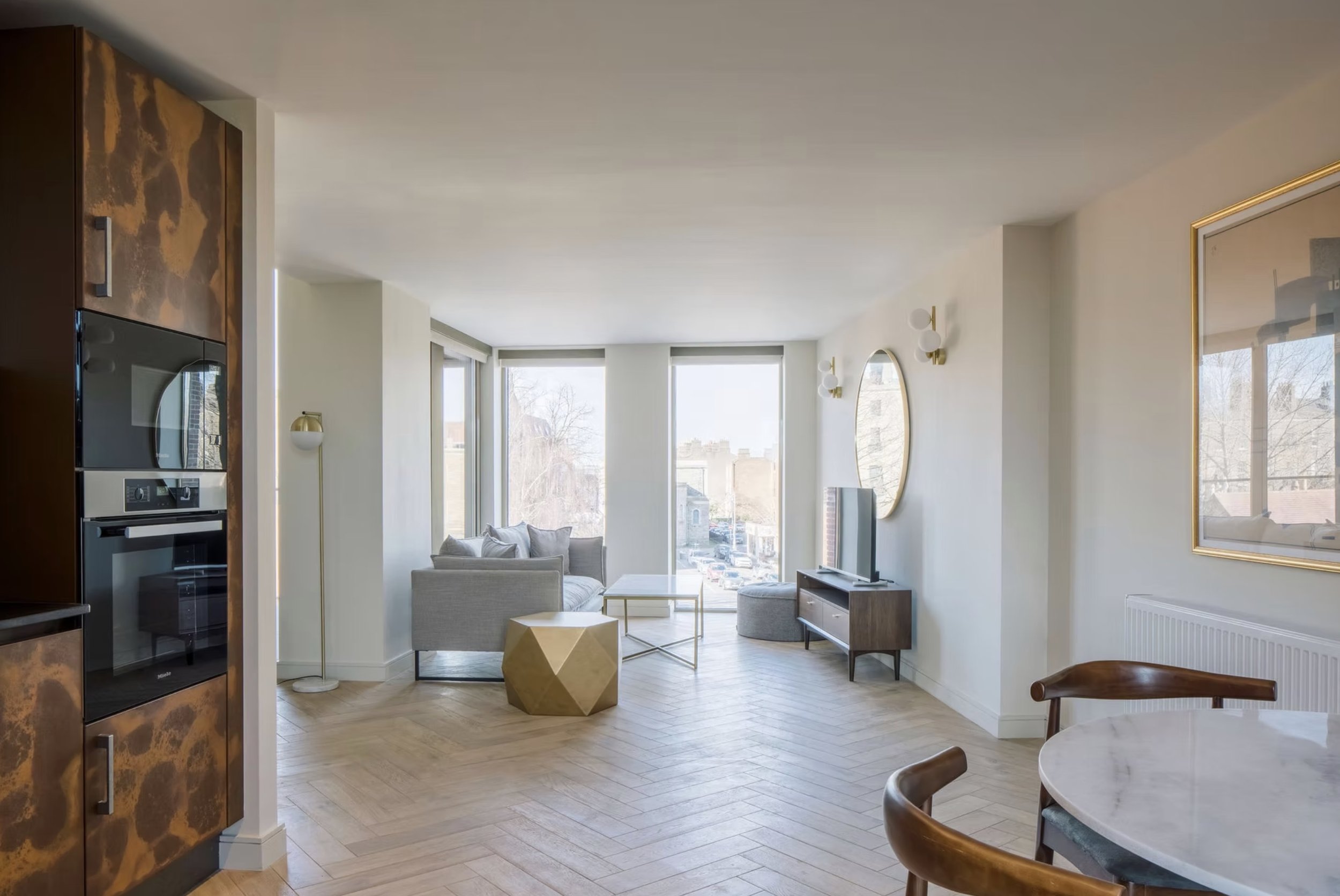 living area at 53 percy place