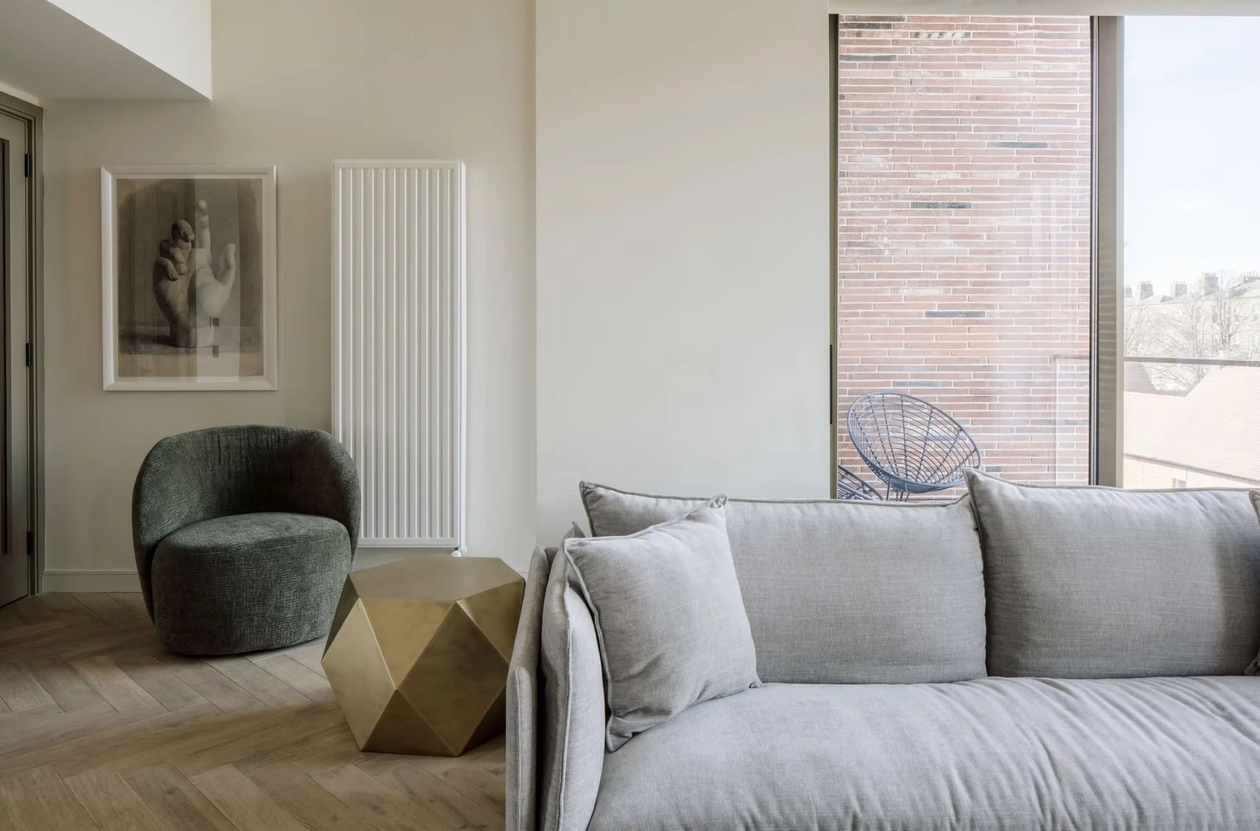 living area at 53 percy place