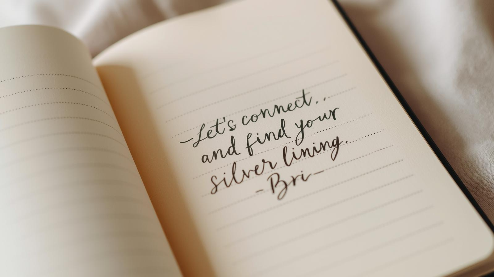 Connect with Finding The Silver Lining for mindset coaching, balance and support through modern motherhood.