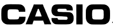 Casio logo in black on a white background.
