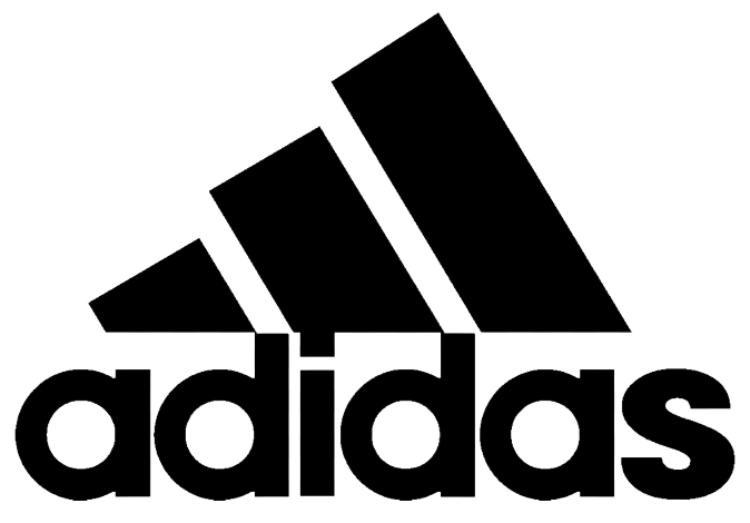 The Adidas logo featuring three slanted stripes above the word 'adidas' in lowercase.