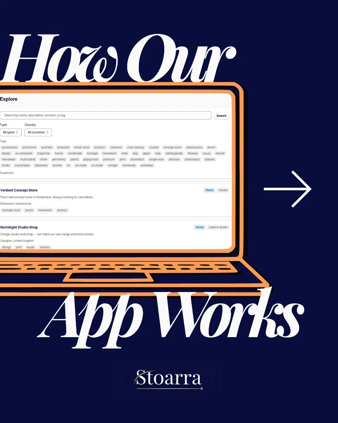 Something new is coming to Stoarra.
A new way to discover.
A new way to connect.
A new way to do wholesale.
Our app is almost ready.
Coming soon.
Stay close. ✦
#Stoarra #ComingSoon #Wholesale #IndependentRetail #IndependentBrands #RetailTech #BrandDi