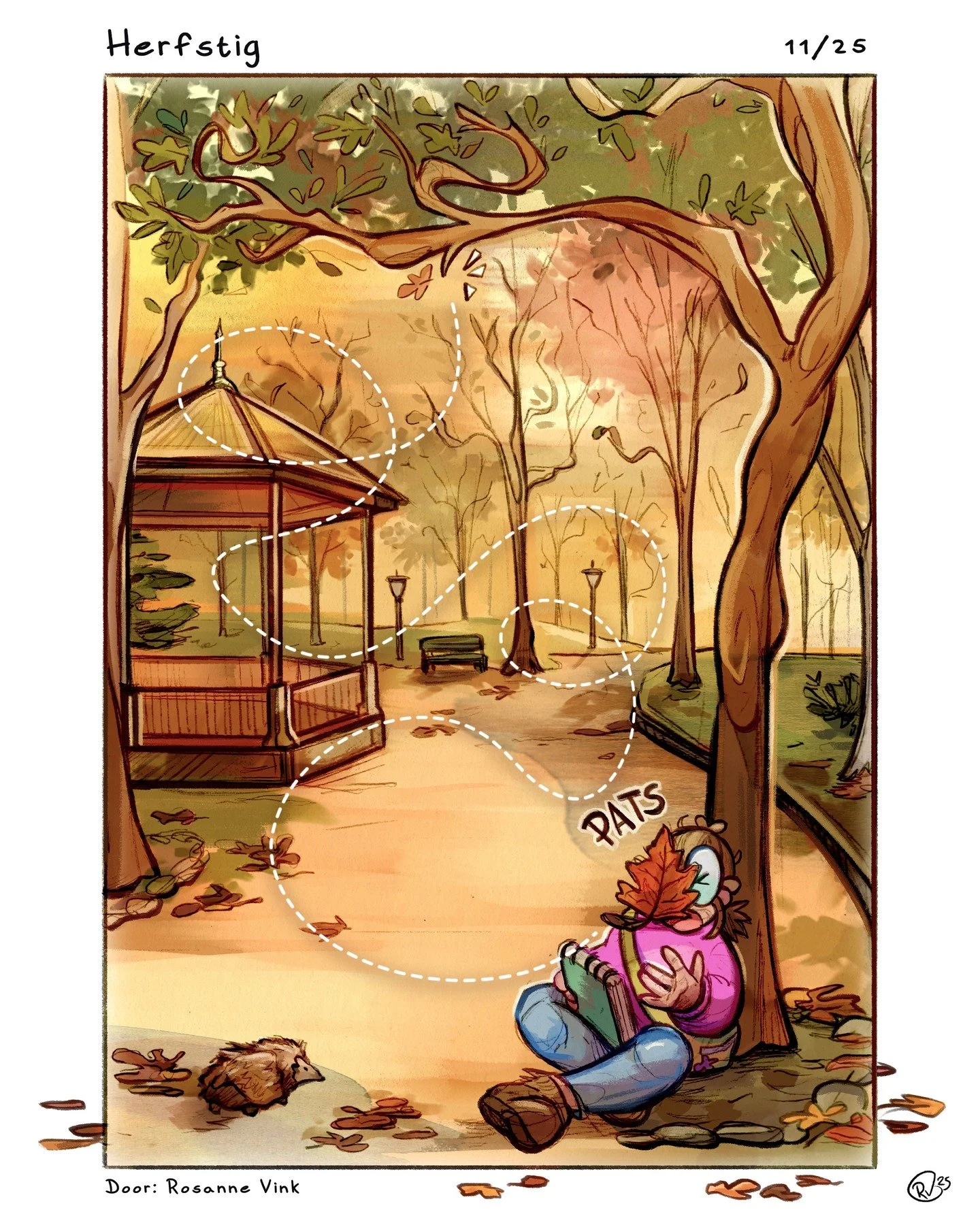 06 - Herfstig

Het wereldje van Roos bestaat uit felle kleuren. Van roze tot blauw, van paars tot geel. Maar het idee van schermloosheid is ontstaan uit lange boswandelingen en staren naar de kronkelige takken van de bomen. Weg van alle drukte. 

Roo