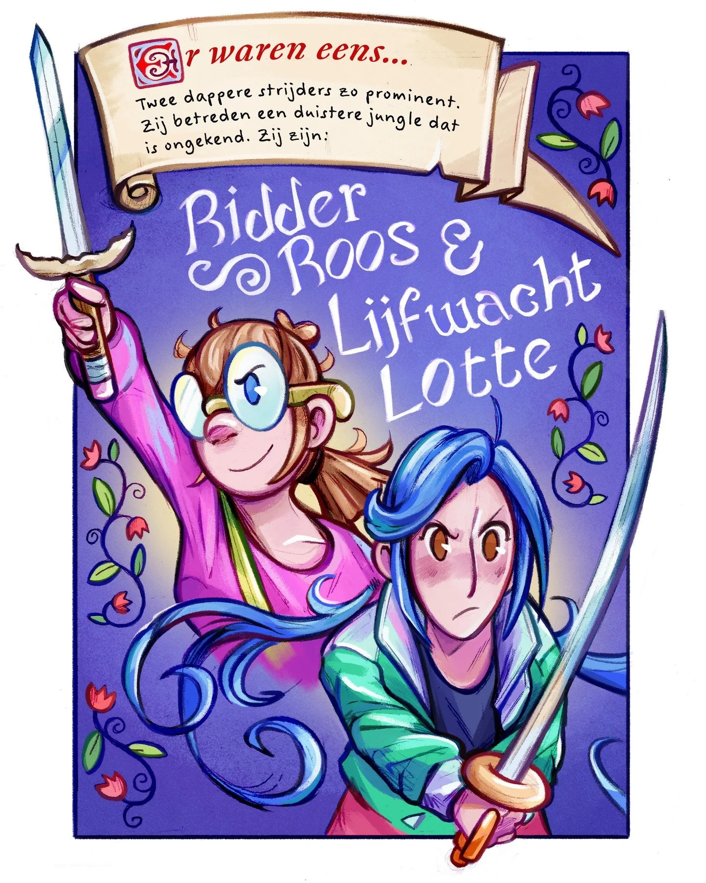 EINDELIJK! Het heeft even mogen duren maar Roos &amp; Lotte zijn weer terug! Niet met zomaar een stripje, maar een extra grootte! Pak je zwaard en ga op avondtuur in de Digi-Jungle!
🌿🗡🦊

De komende periode blijf ik weer strips delen! Mis het niet 