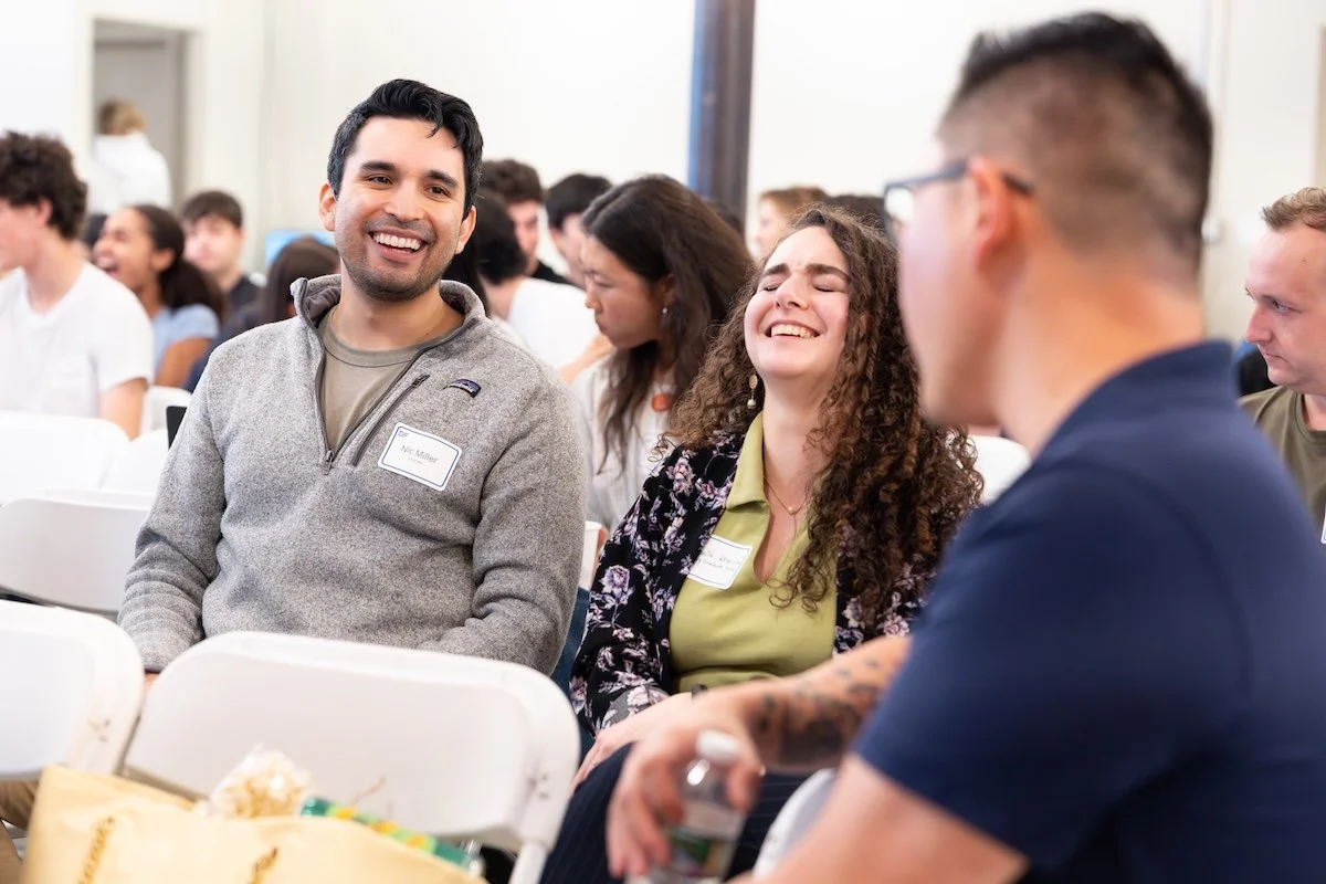 At Cohort 3 Demo Day. Photo: Rafael Infante