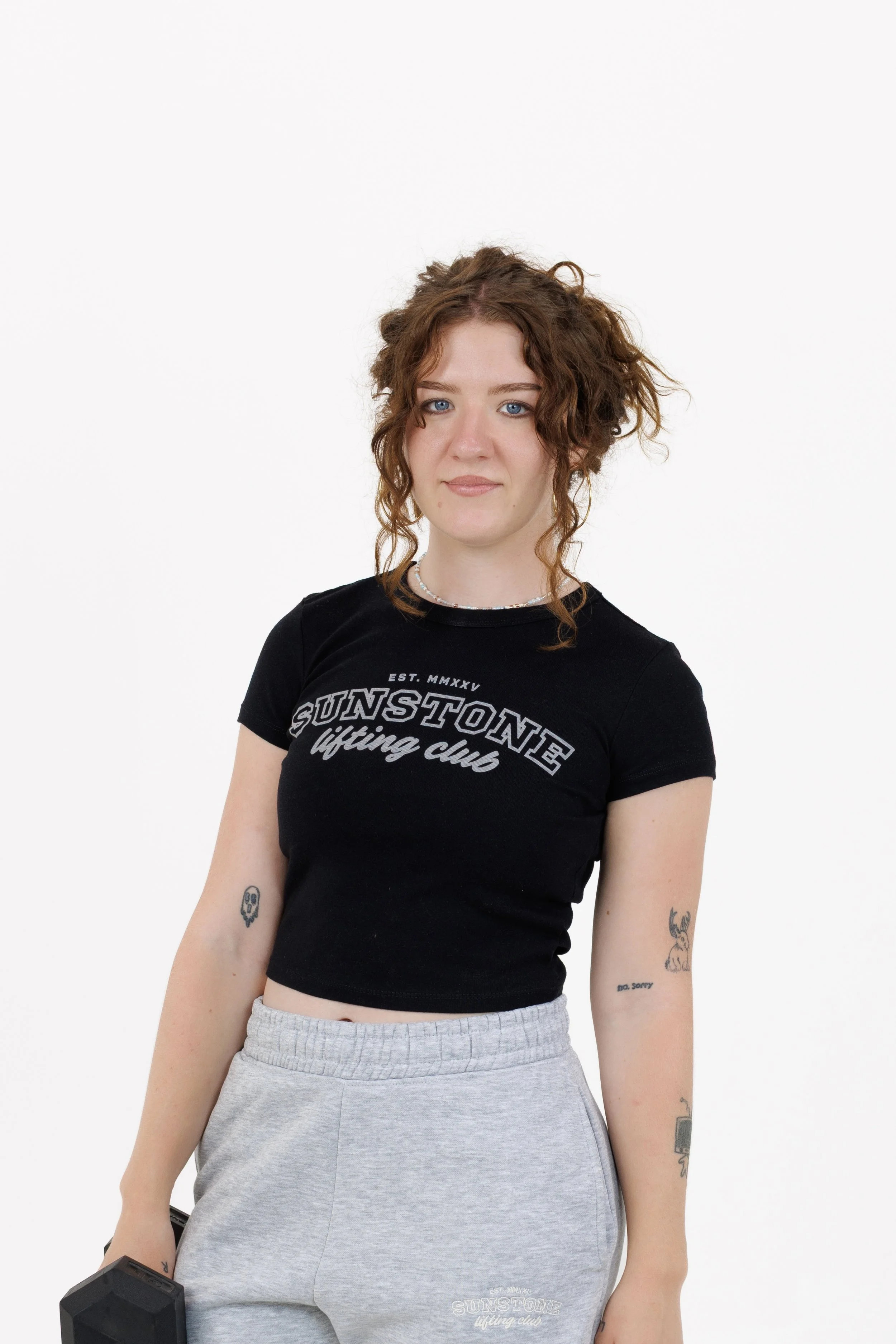 lifting club baby tee