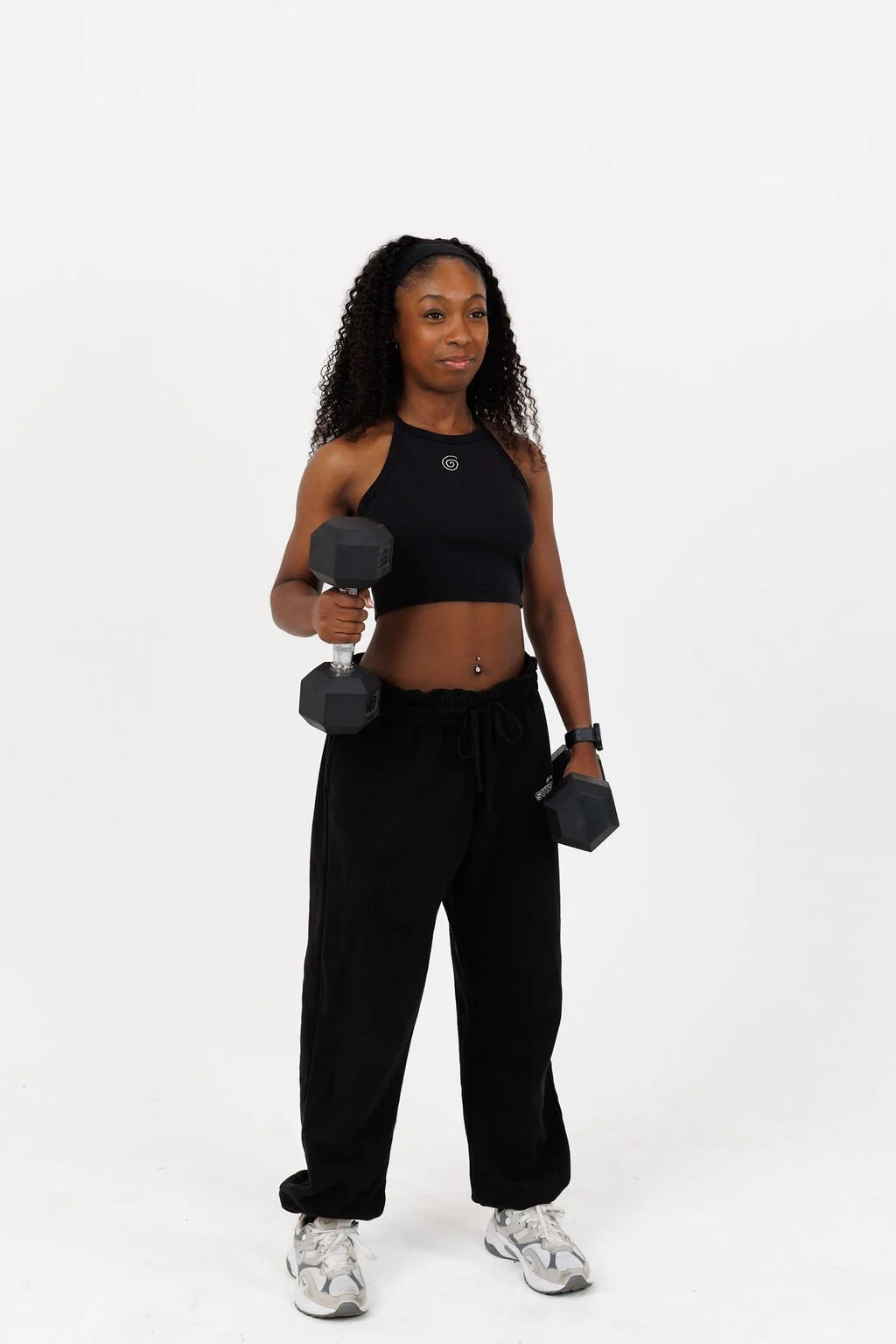 spiral logo halter