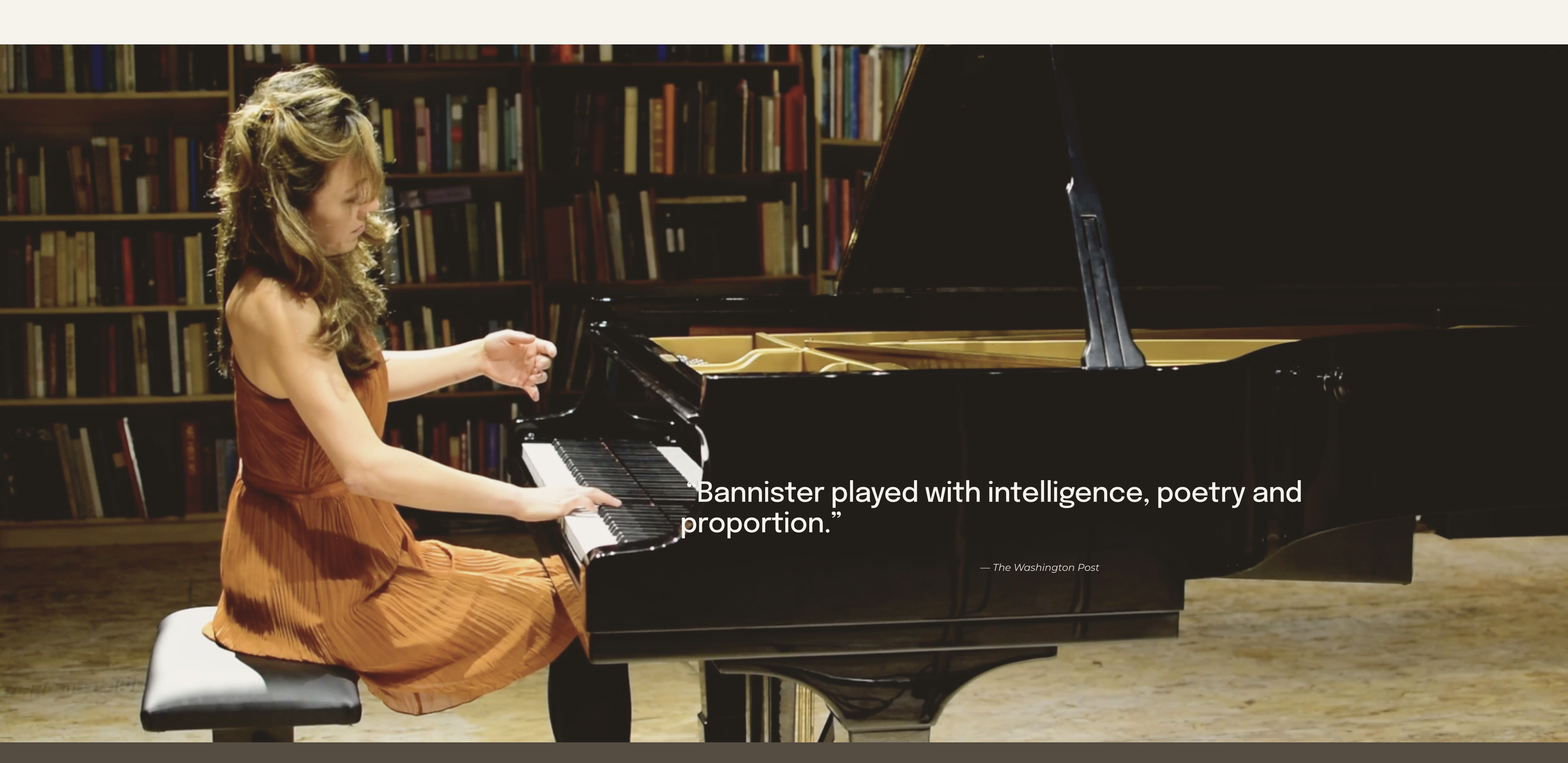 Tanya Bannister, pianist