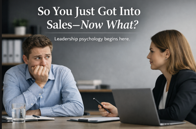 So You Just Got Into Sales, Now What?