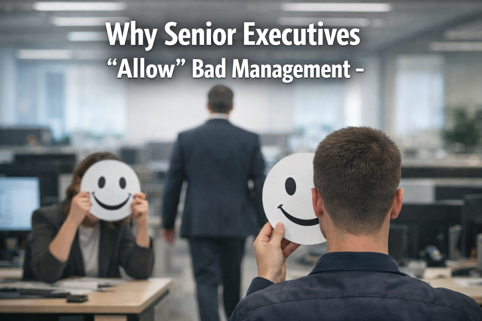 Why Senior Executives “Allow” Bad Management