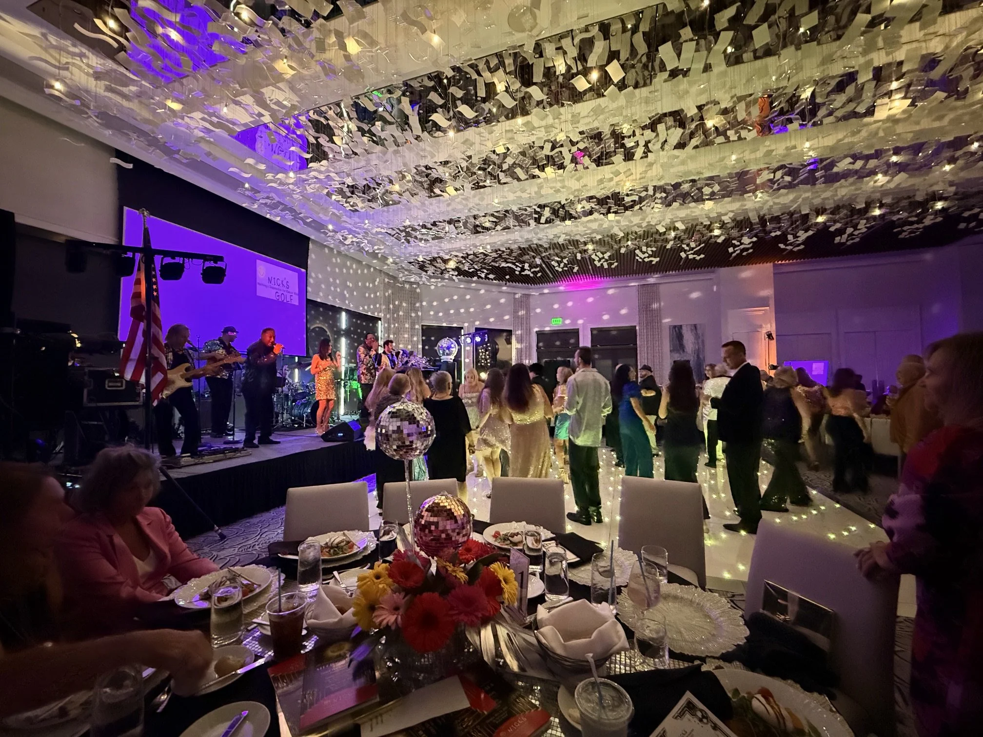 The Chiera Family Foundation fundraiser event dining dancing and band