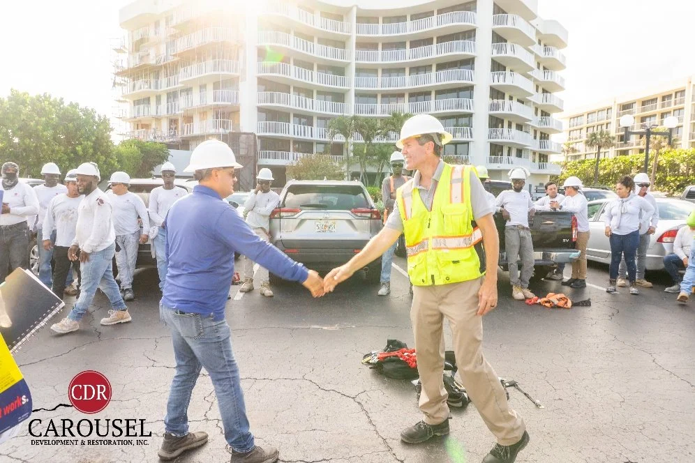 Two men shaking hands