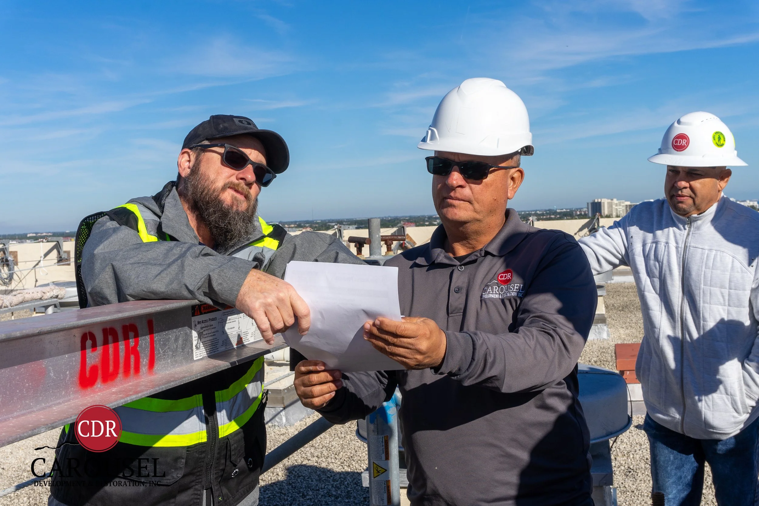 CDRI employees at safety training