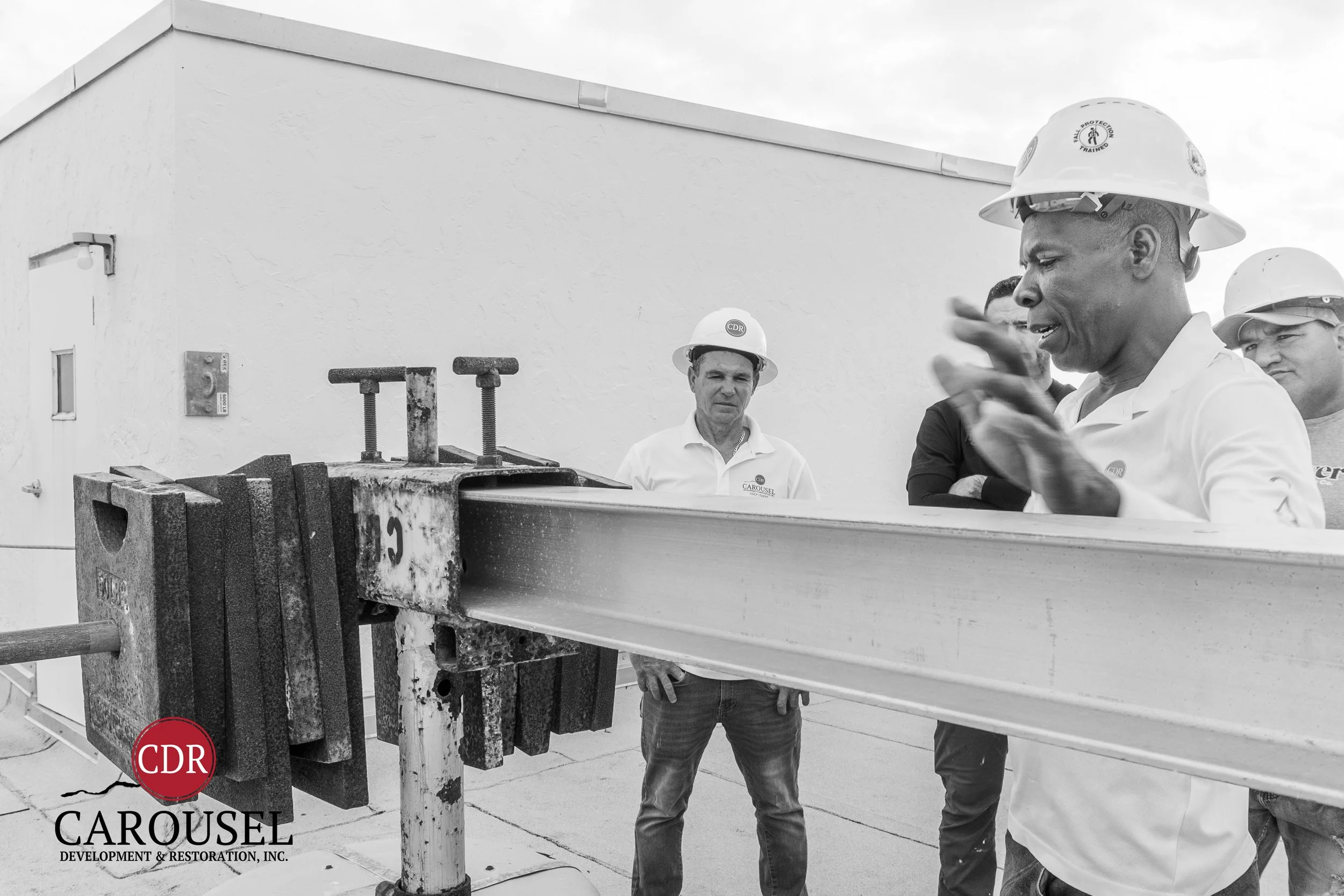 CDRI employees at safety training