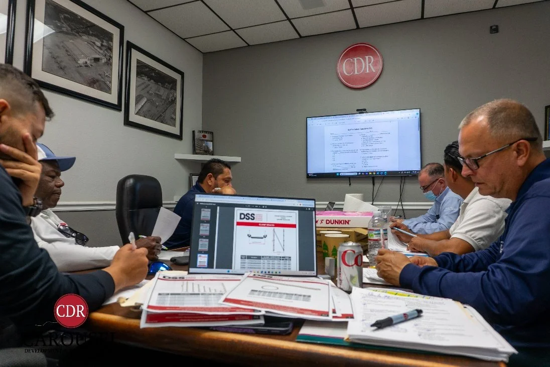 CDRI team members participate in a Scaffolding Train-the-Trainer Certification course, strengthening internal expertise and reinforcing the company’s commitment to safety and leadership development.