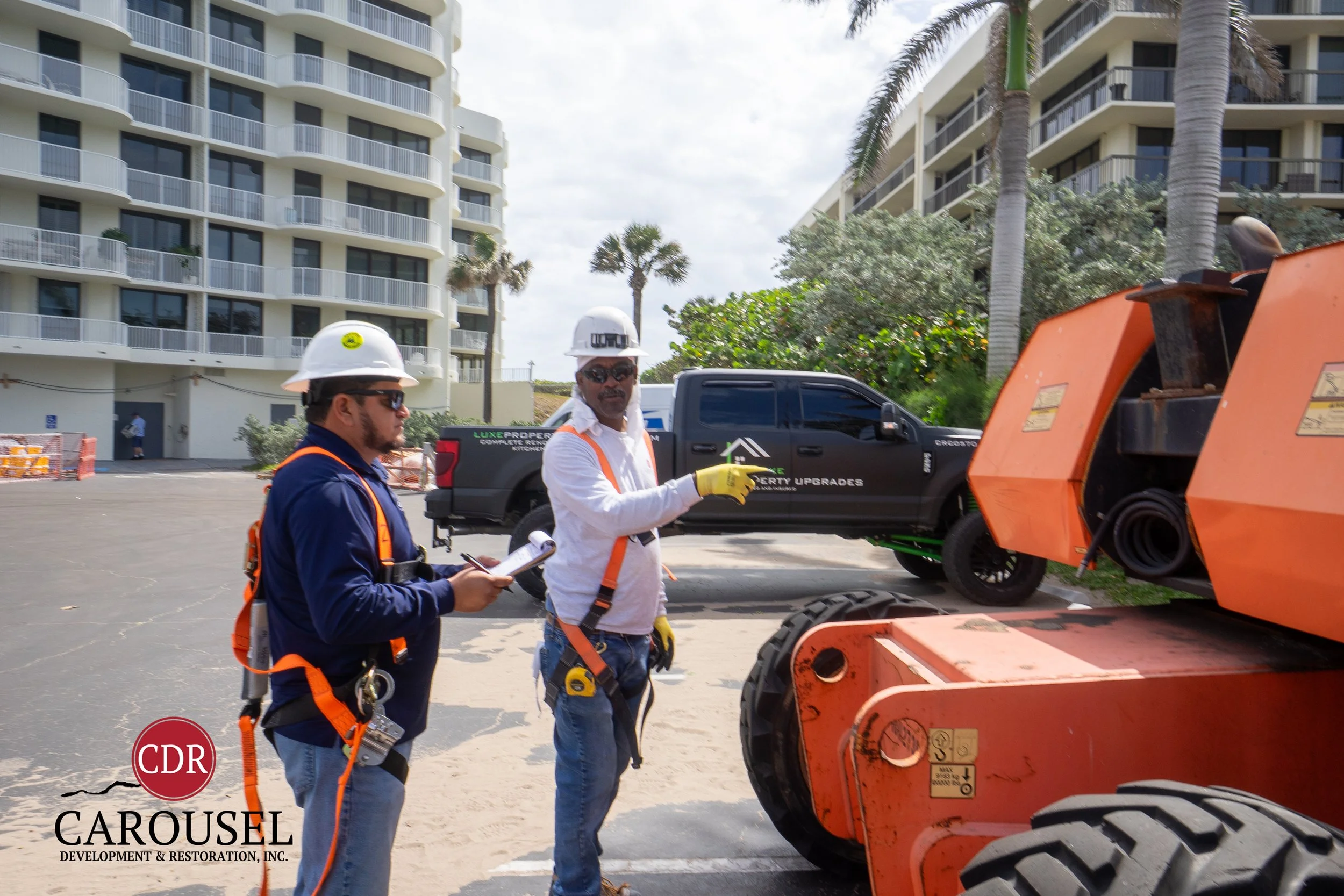 Carousel employees conducting Boom Lift Training