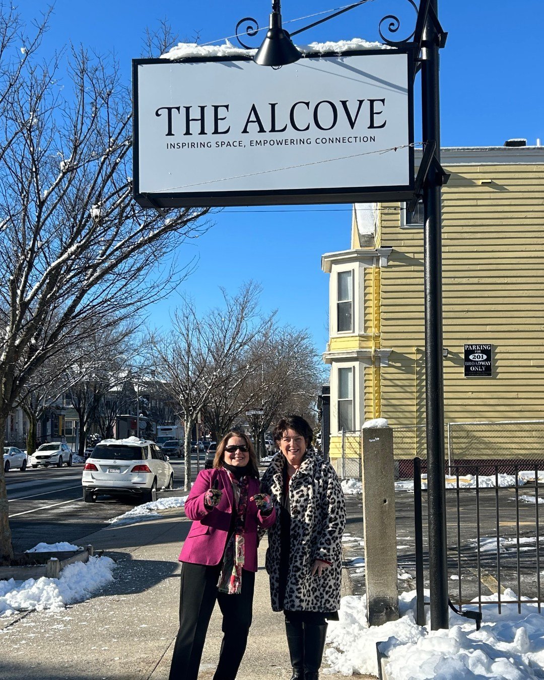 A big thank you to Bridget VanDemark, a Founding Member of The Alcove, Dianne Gibree, and the entire team at @arcdocumentsol ! 📄✨

We&rsquo;re so appreciative of your help with our exhibition banner and exterior signage. These pieces are the first t