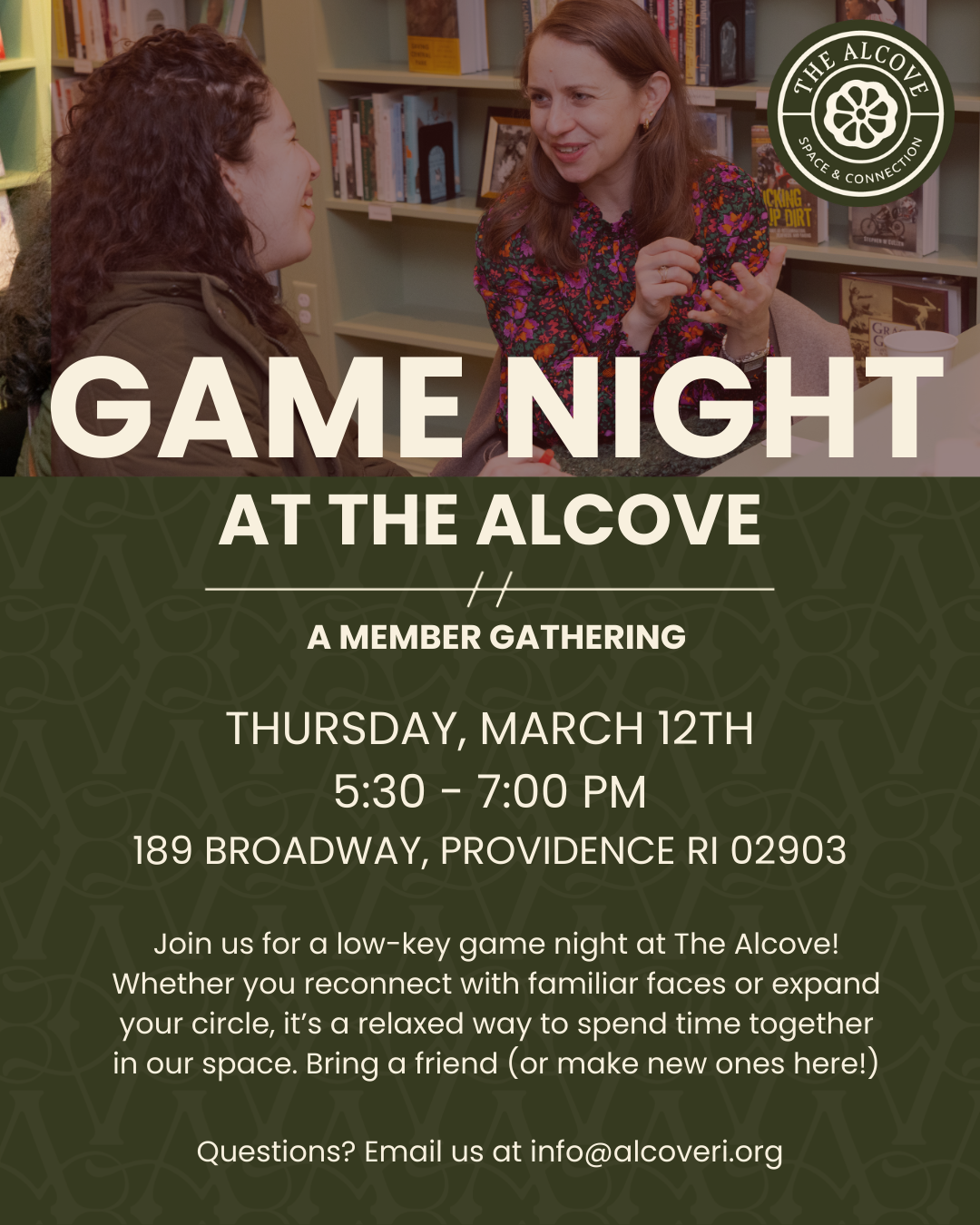 Game Night at The Alcove