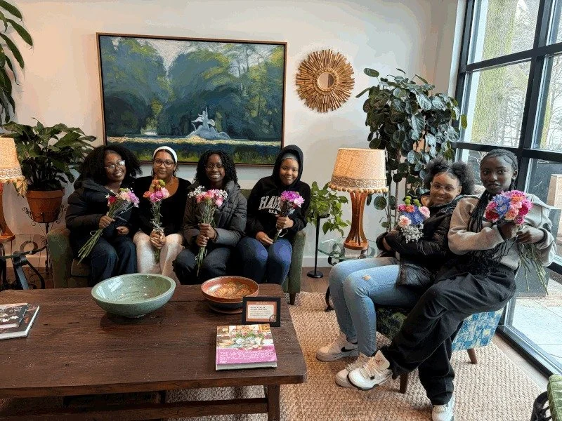 It was such a joy to welcome the @ri4cj 's Young Women&rsquo;s Equity Coalition into our space this past Saturday for their monthly meeting 💛💐

We loved sharing more about our Portrait Gallery and Biographical Library, and the ways these spaces hel