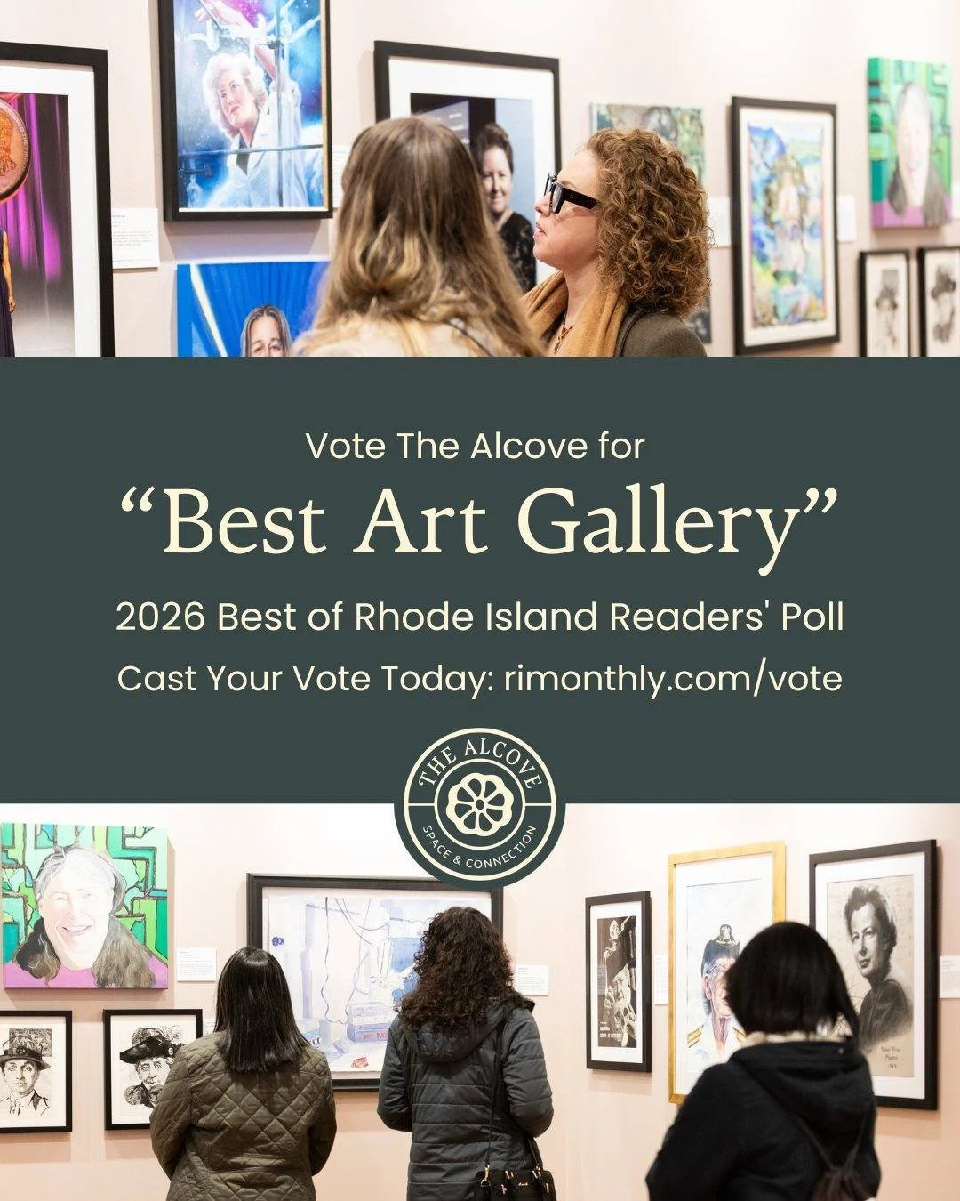 We&rsquo;d love your support! 

Voting is now open for @rimonthly &rsquo;s 2026 Best of Rhode Island, and you can help put The Alcove on the map. 

As Providence&rsquo;s first portrait gallery dedicated to celebrating women and gender expansive peopl