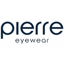 Pierre Eyewear logo with stylized 