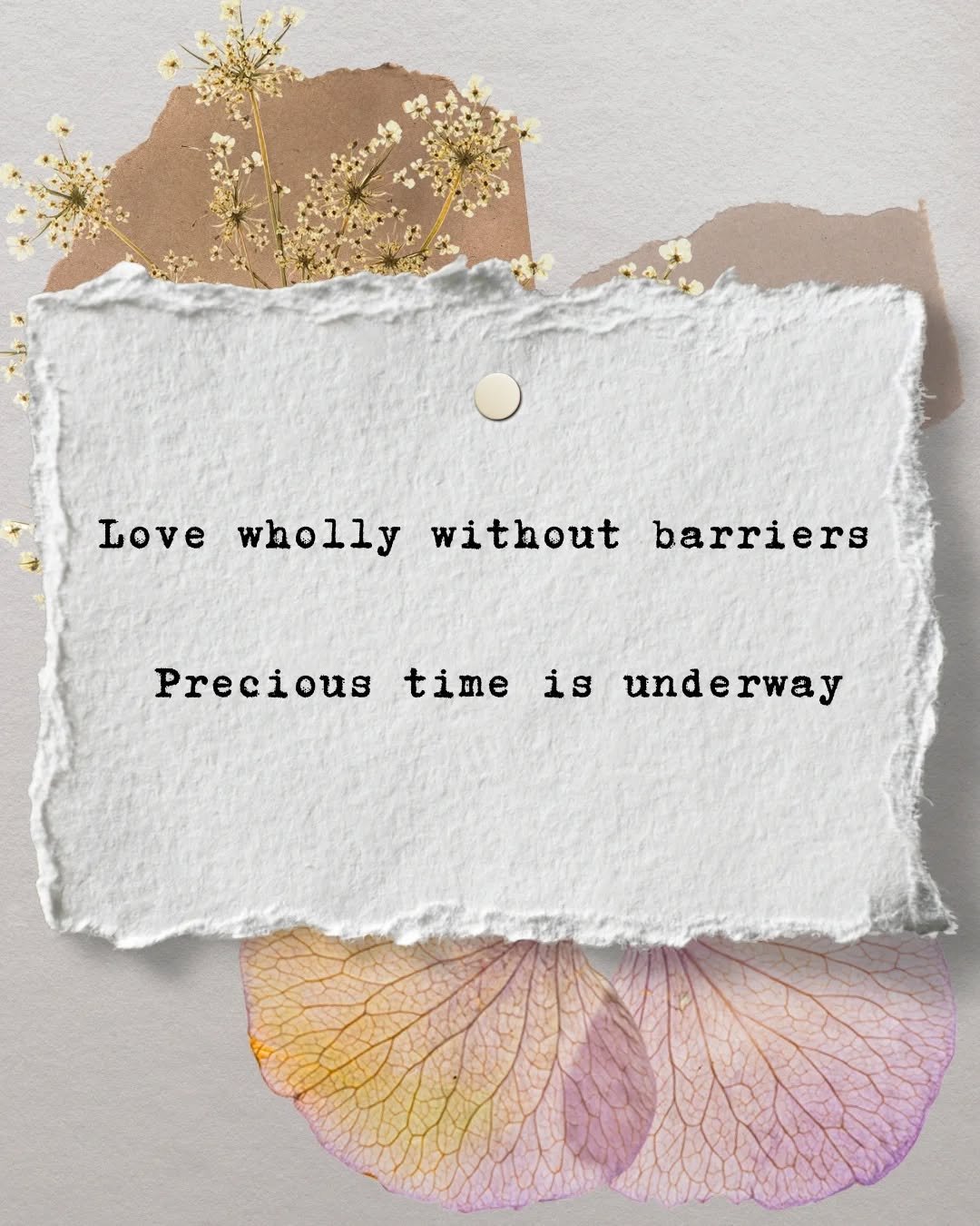 Hey there Honeybun! I wanted to share a couple lines to remind you that your healthy relationships are treasures. 
💚They are a wealth that fulfills the needs of the heart. They are also as impermanent as ourselves. Precious time is underway, so this