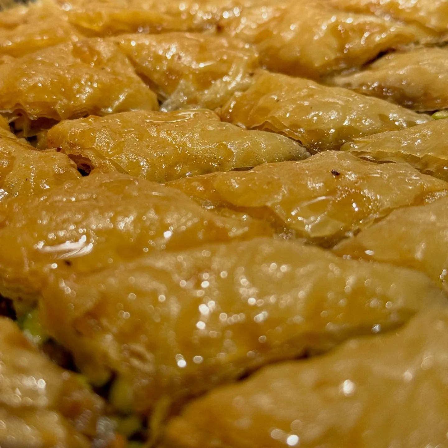 Pistachio Baklava | #sabrosadessertcompany #sabrosa #catering #baklava #middleeasterncuisine