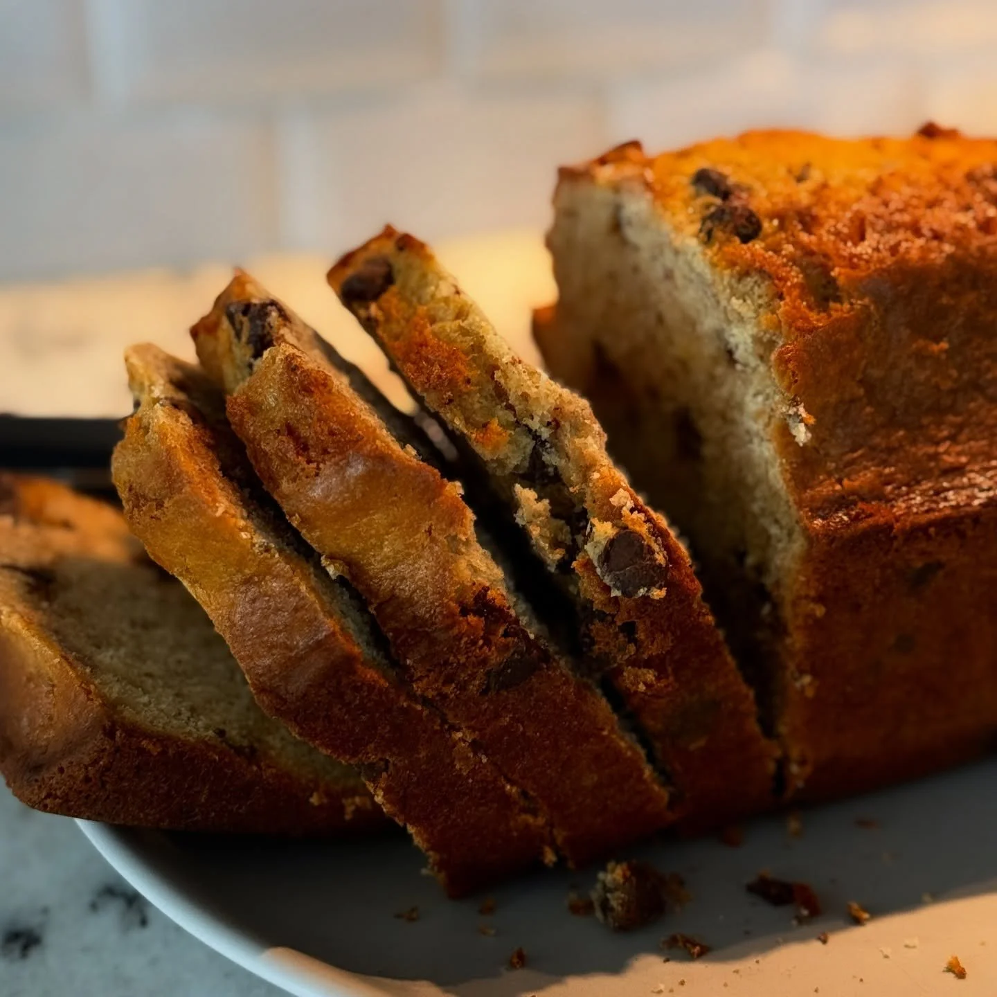 Freshly baked batch of chocolate chip banana bread&hellip; Order yours now at sabrosadesserts.com or by clicking the link in bio 🔗
.
.
.
.
#sabrosadesserts #bakedgoods #bananabread #chocolatechipbananabread #raleigh