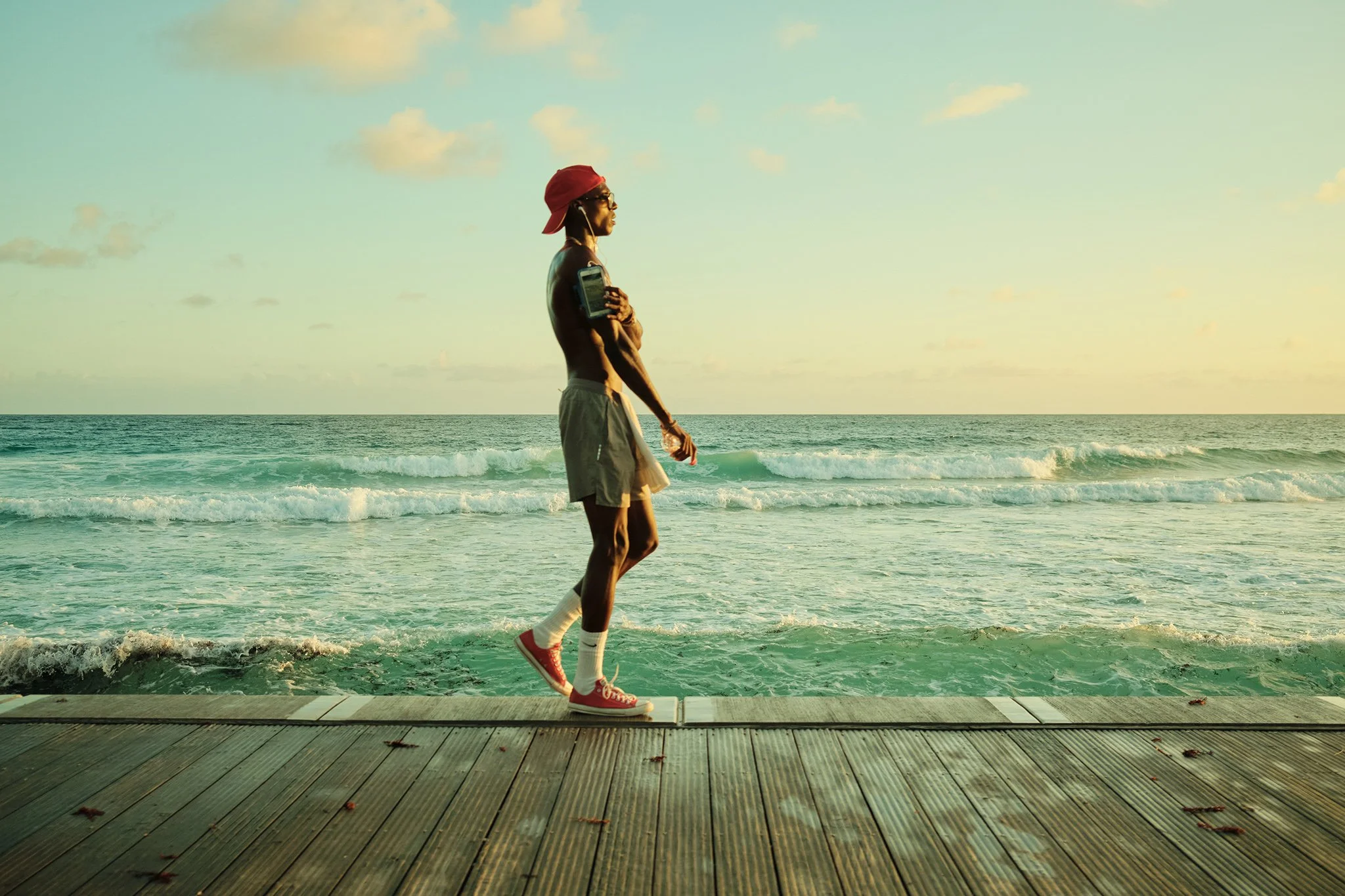 Barbados Boardwalk Pause